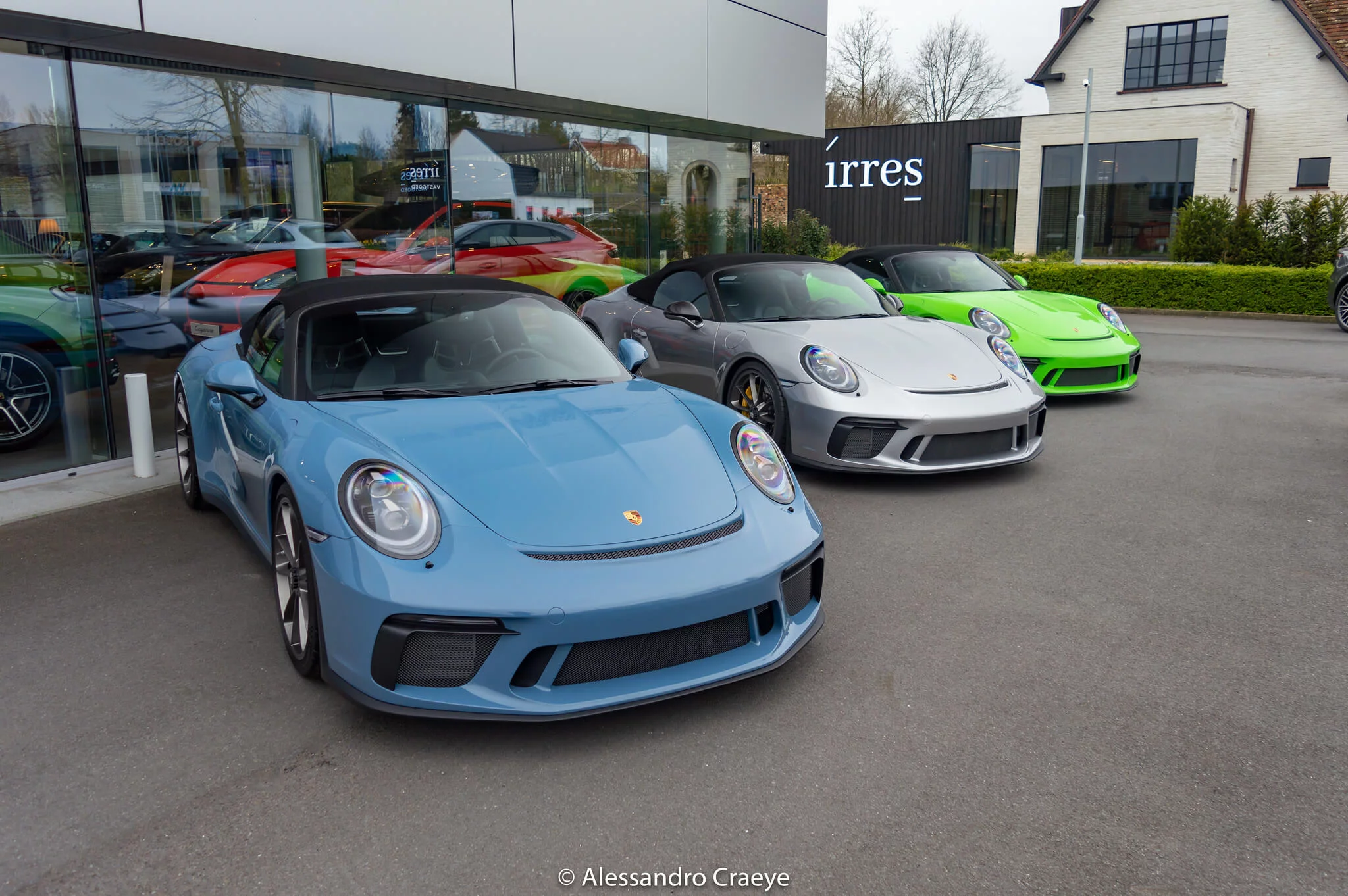 Etna Blue Porsche 911 Speedster