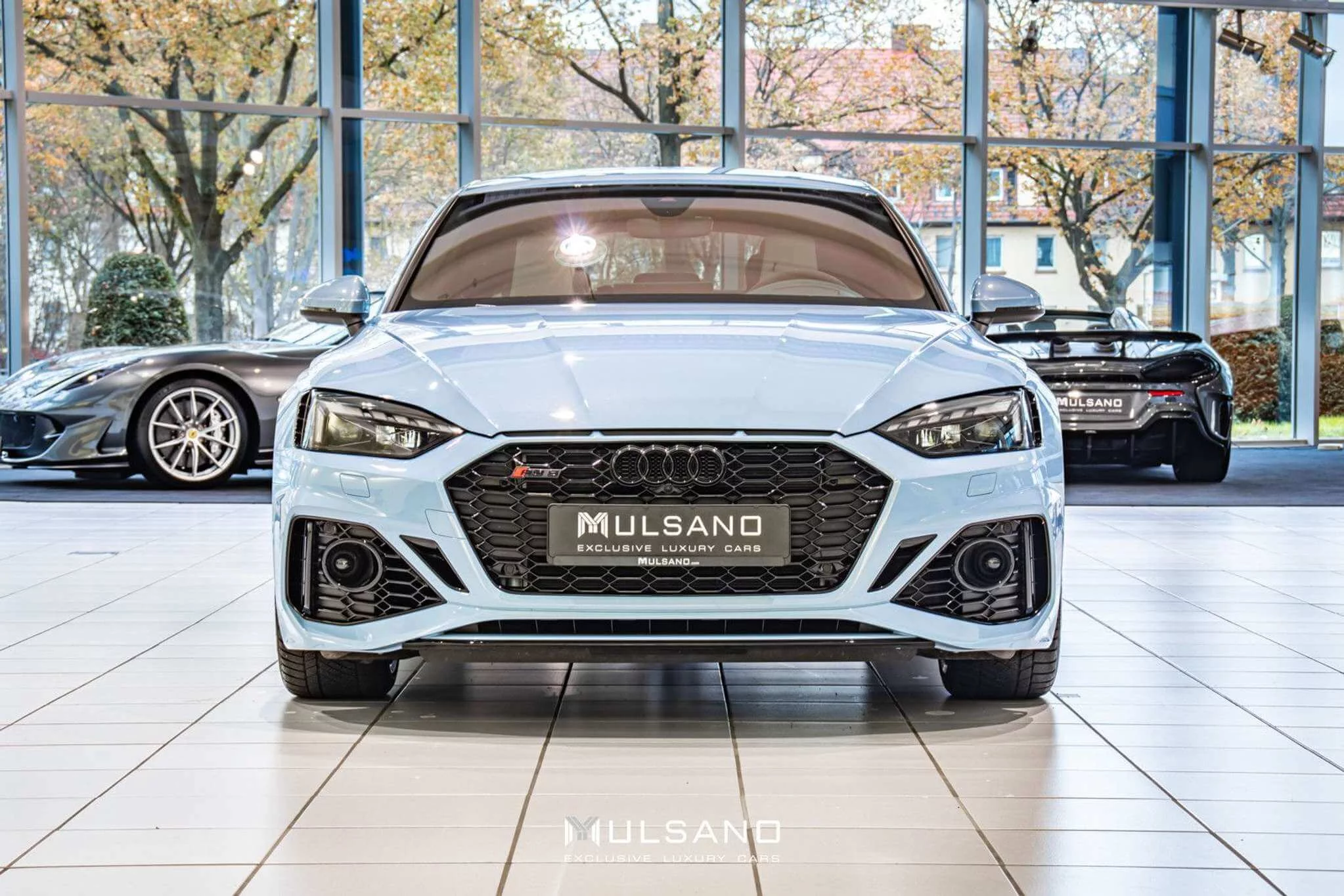 Frosted Glass Blue Audi RS5