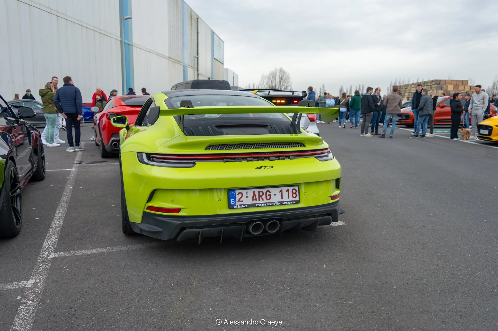 Light Green Porsche 911 GT3