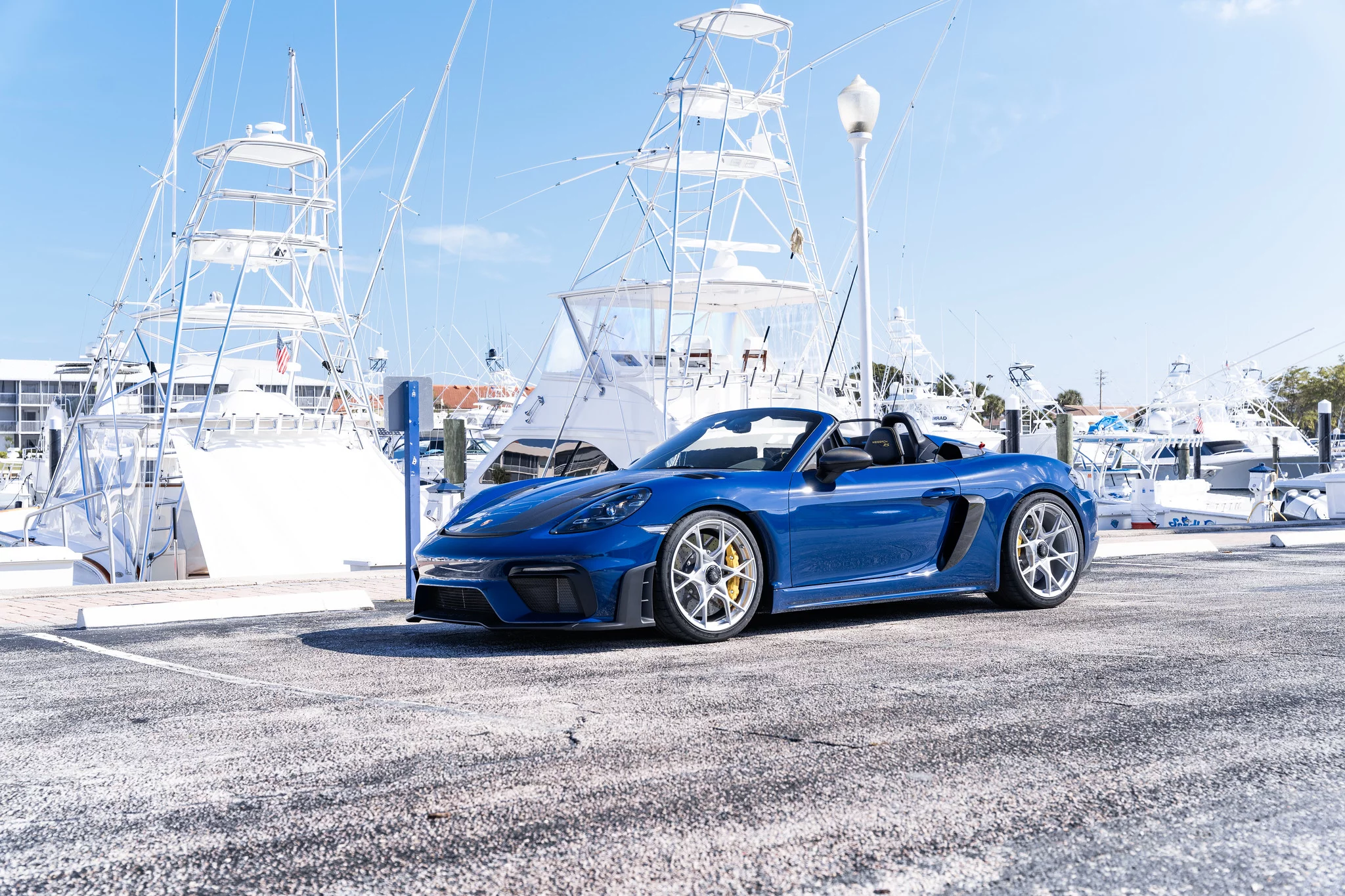 Albert Blue Porsche 718 Spyder RS