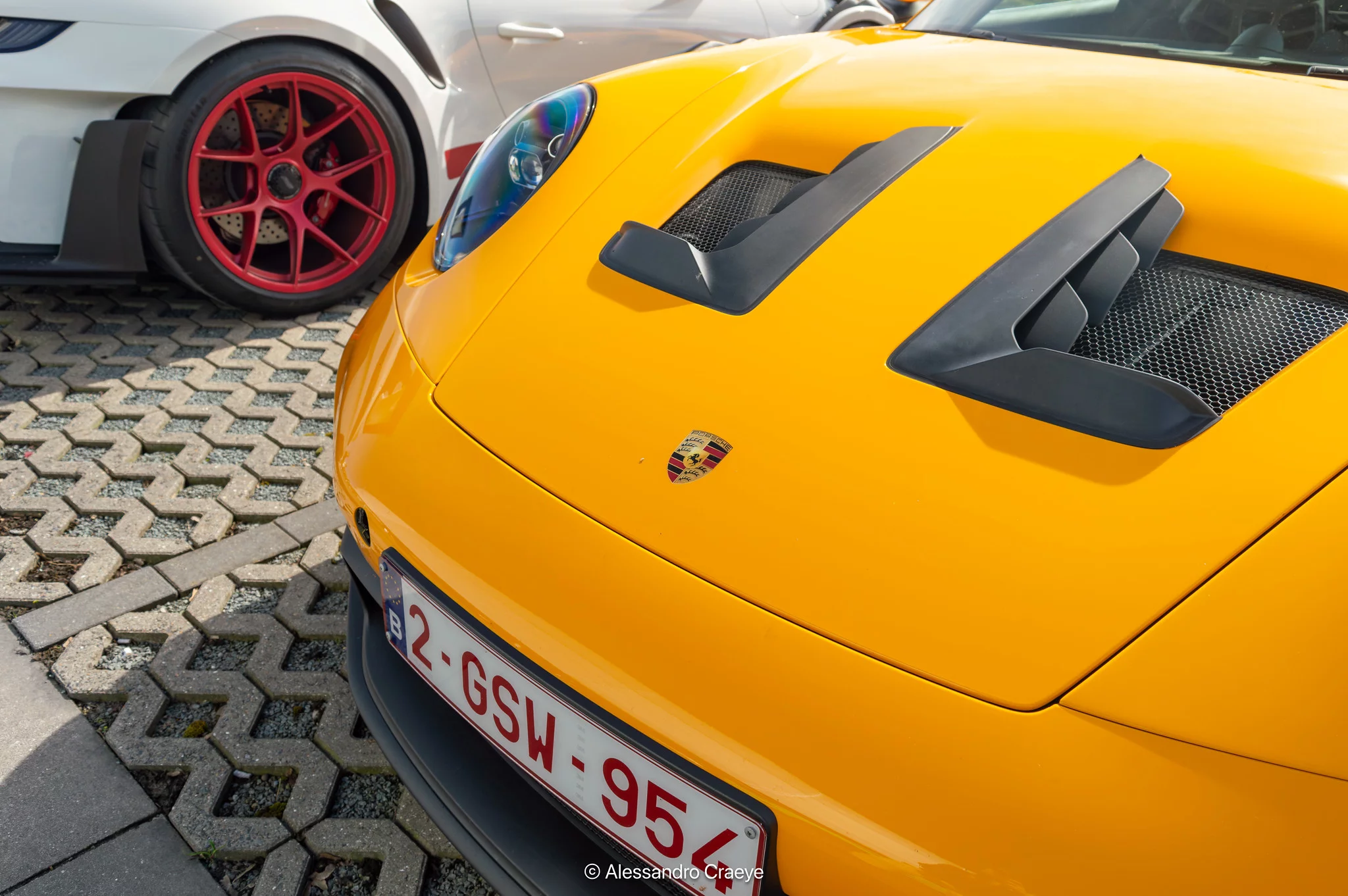 Signal Yellow Porsche 911 GT3 RS