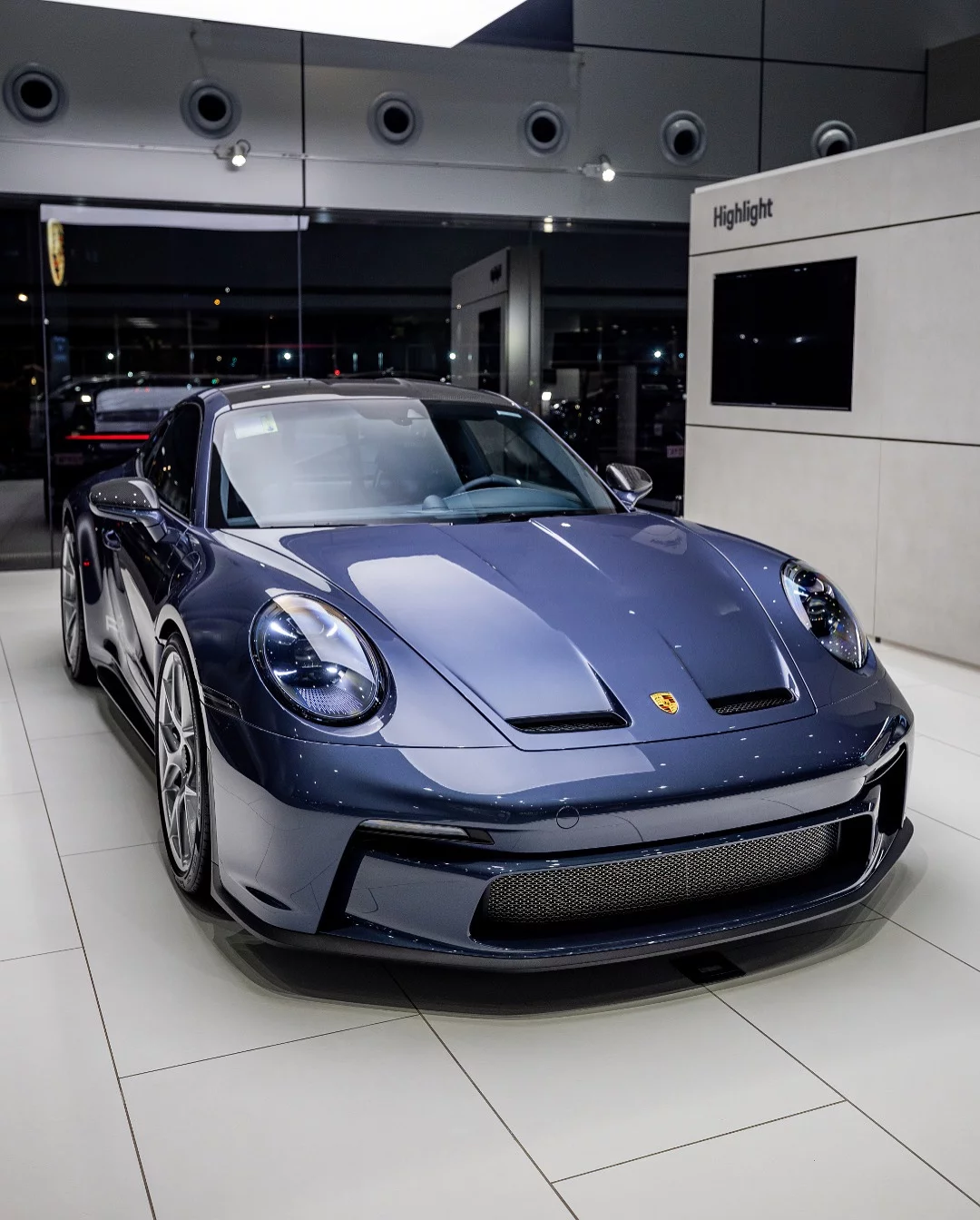 Prussian Blue Metallic Porsche 911 S/T