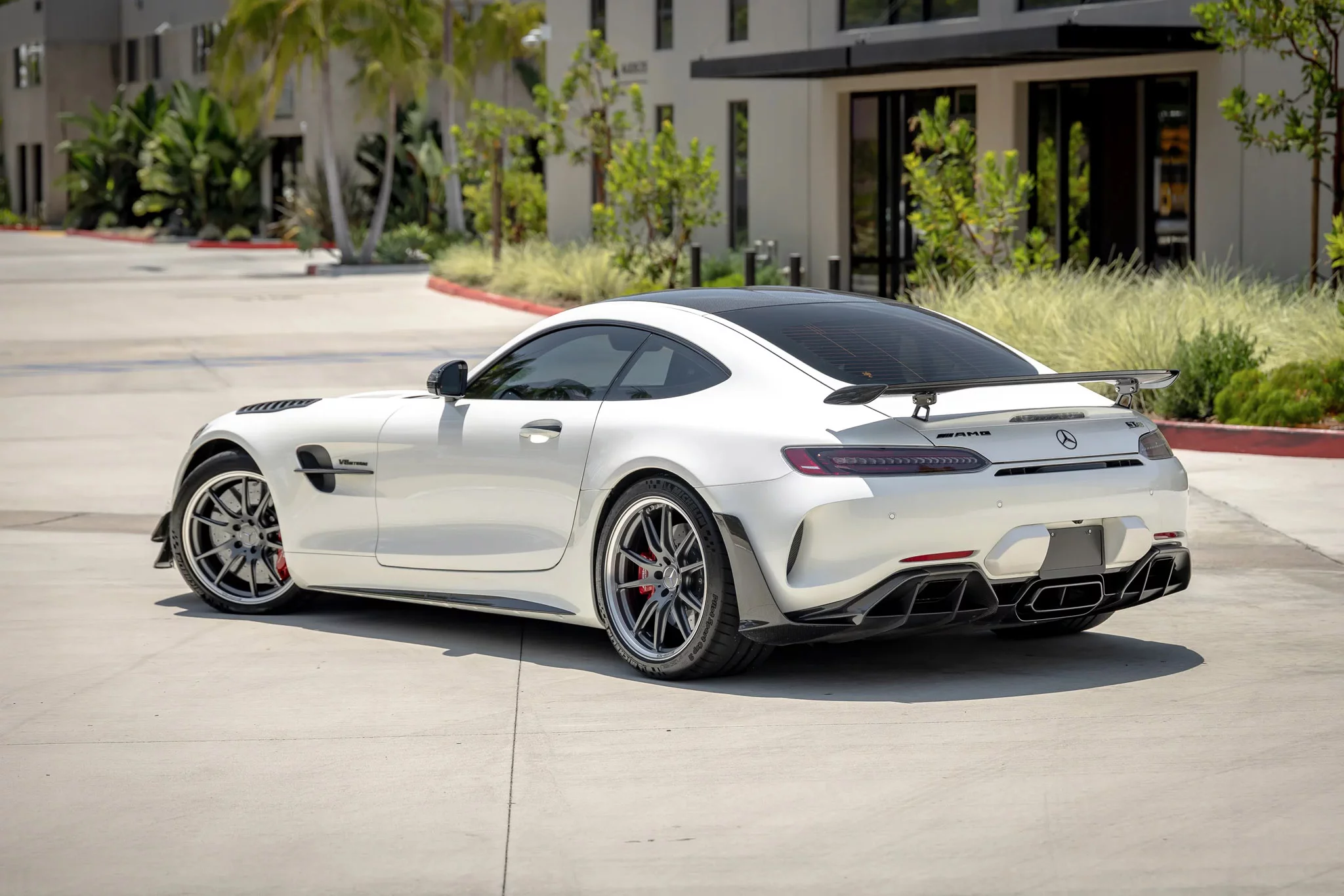 Diamond White Mercedes-AMG GT