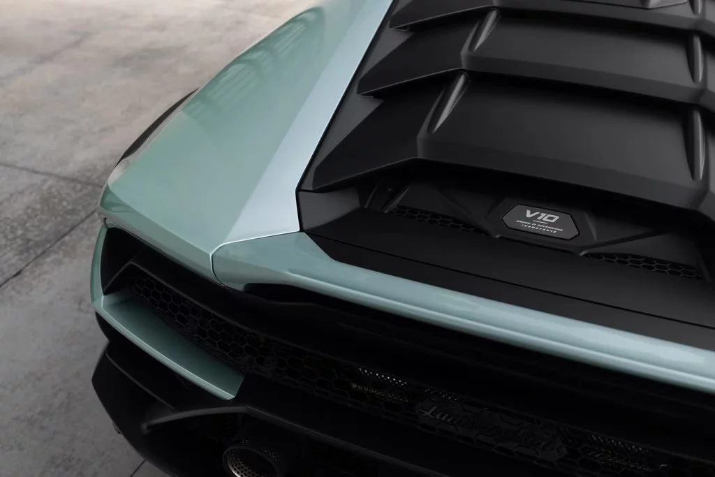 Verde Crystallus Lamborghini Huracán