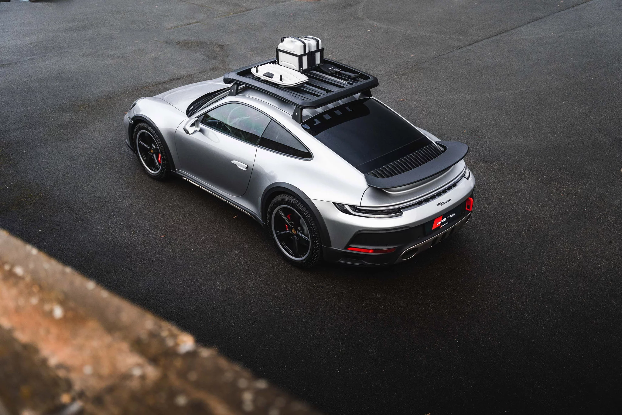 GT Silver Metallic Porsche 911 Dakar