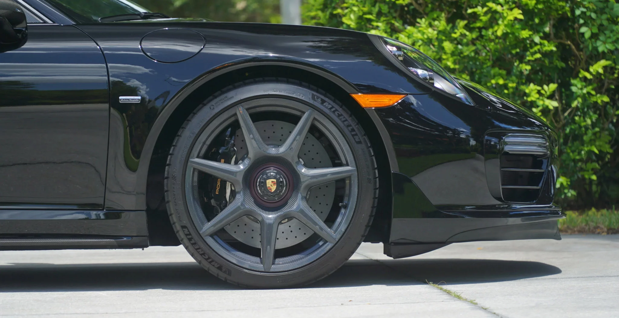 Black Porsche 911 Turbo