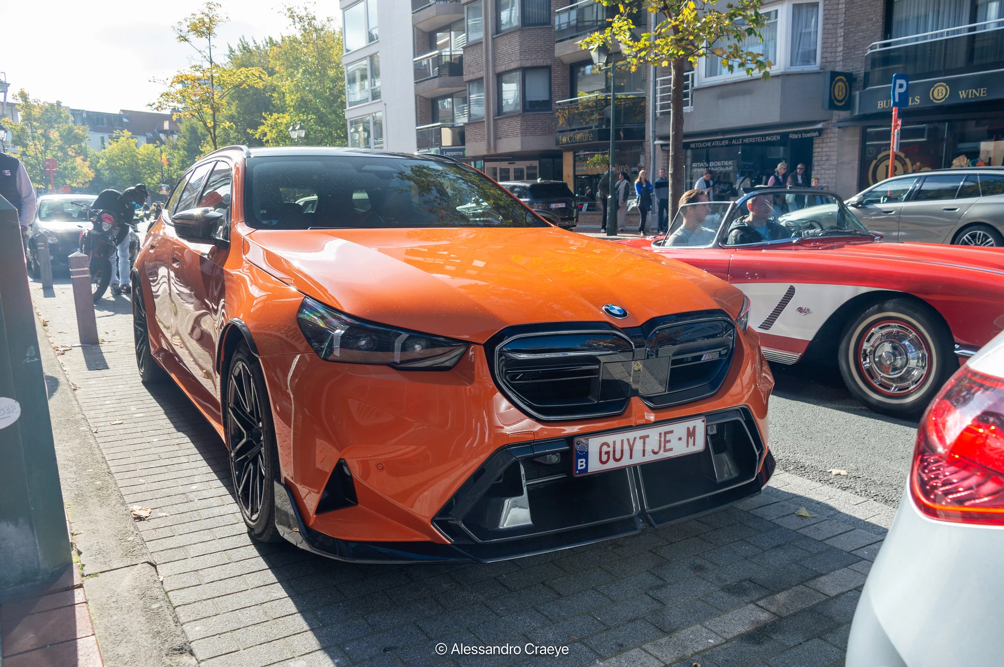 Fire Orange III BMW M5
