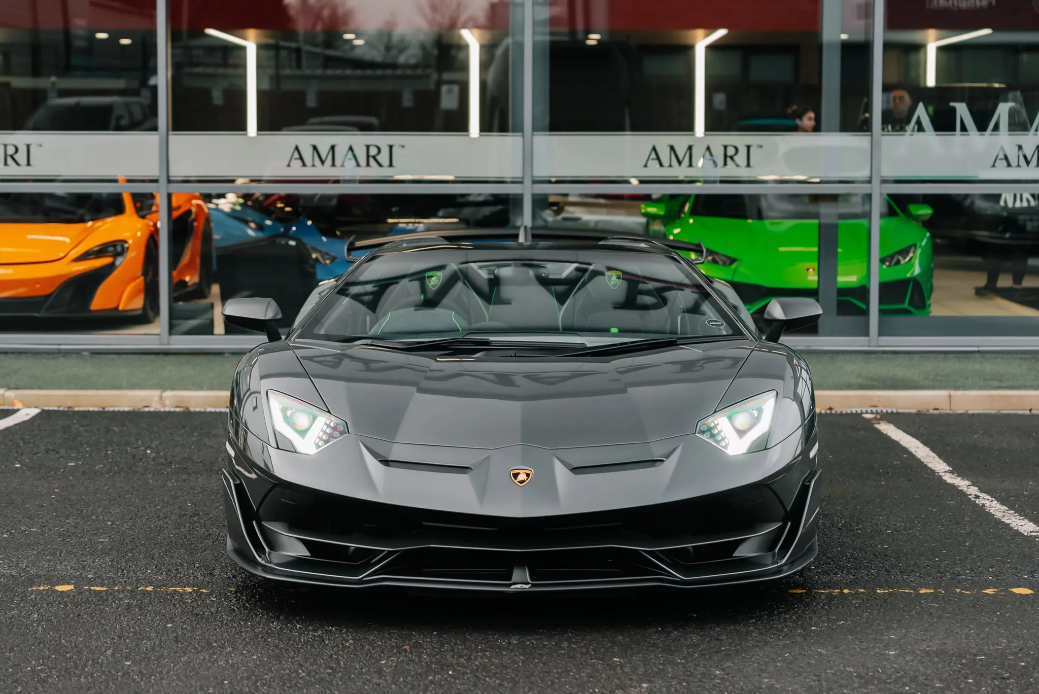 Grigio Lynx Lamborghini Aventador