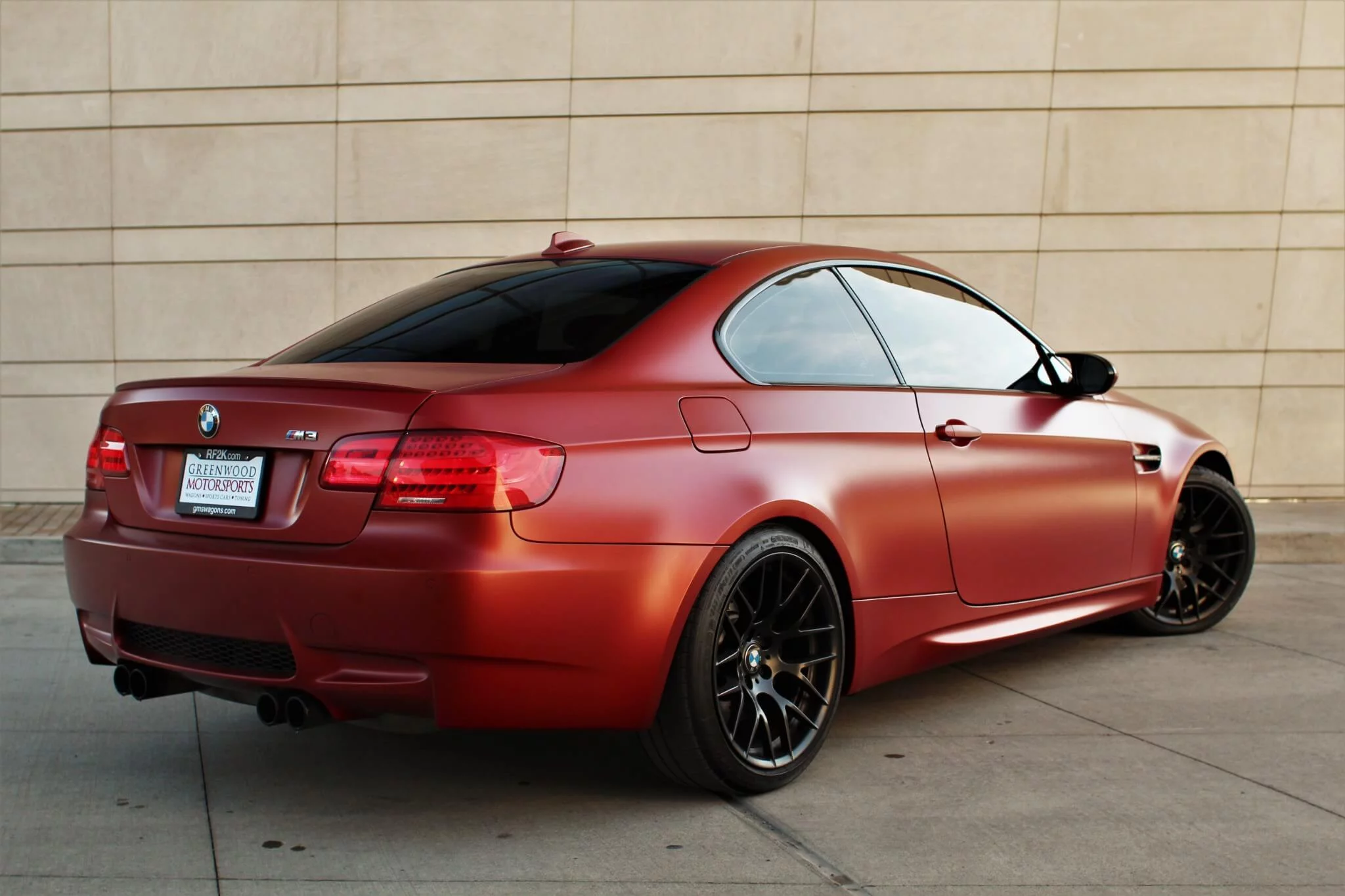 Frozen Red BMW M3