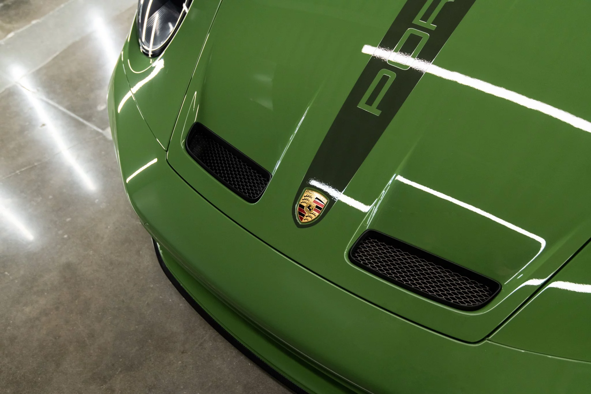 Olive Green Porsche 911 GT3
