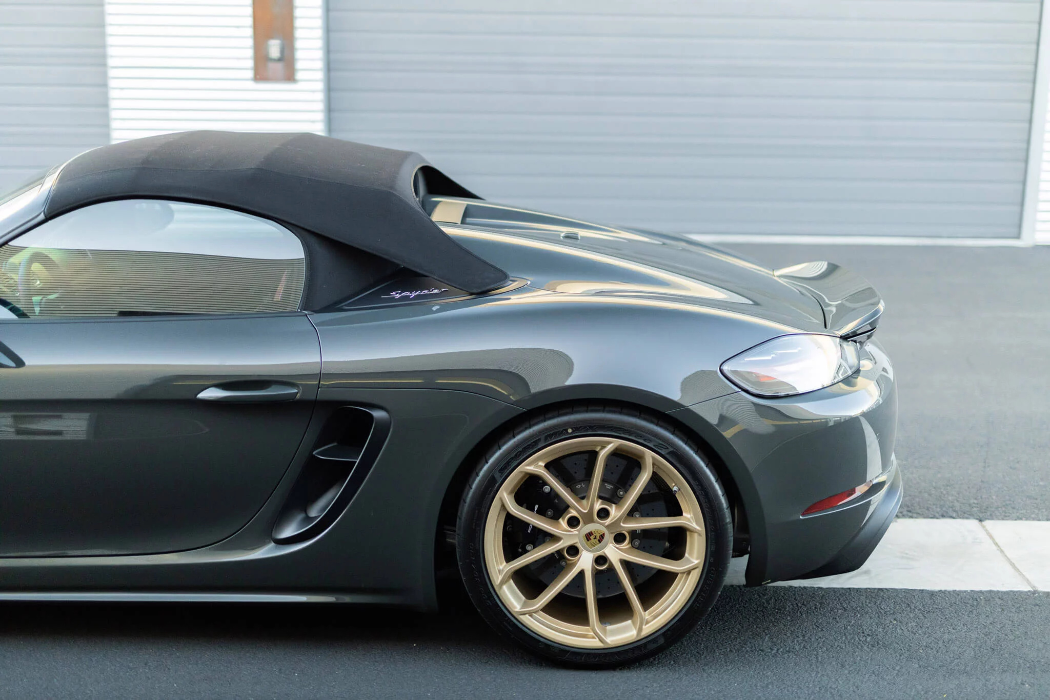 Slate Grey Porsche 718