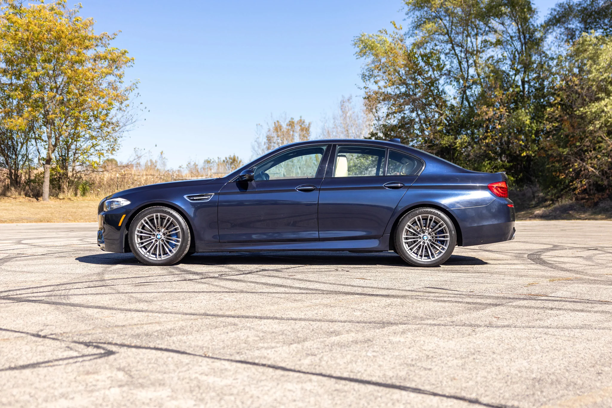 Imperial Blue BMW M5