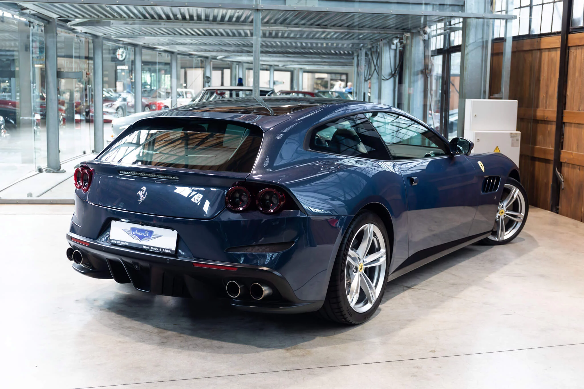 Blu Ahrabian Ferrari GTC4Lusso