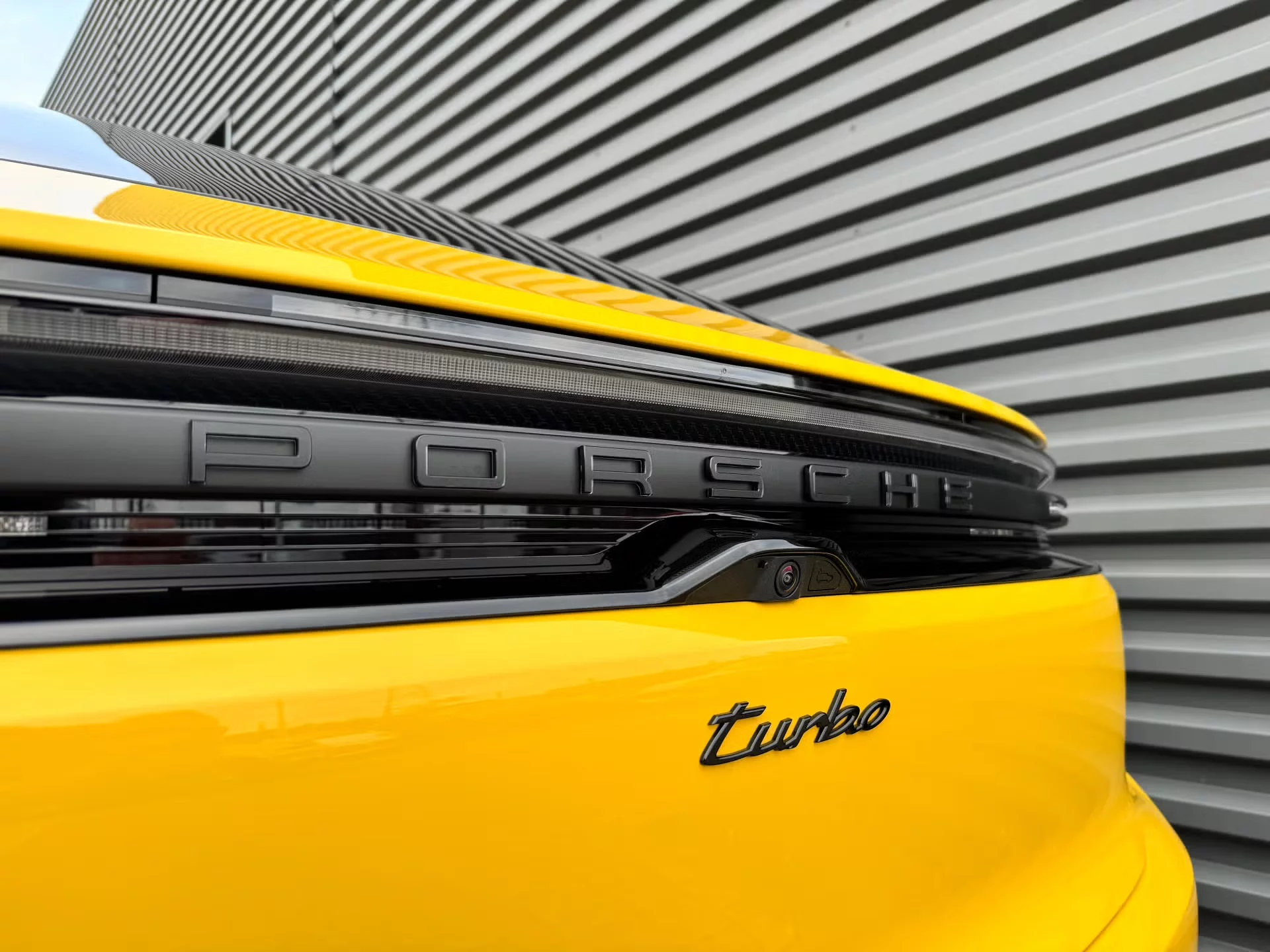 Speed Yellow Porsche Macan Electric