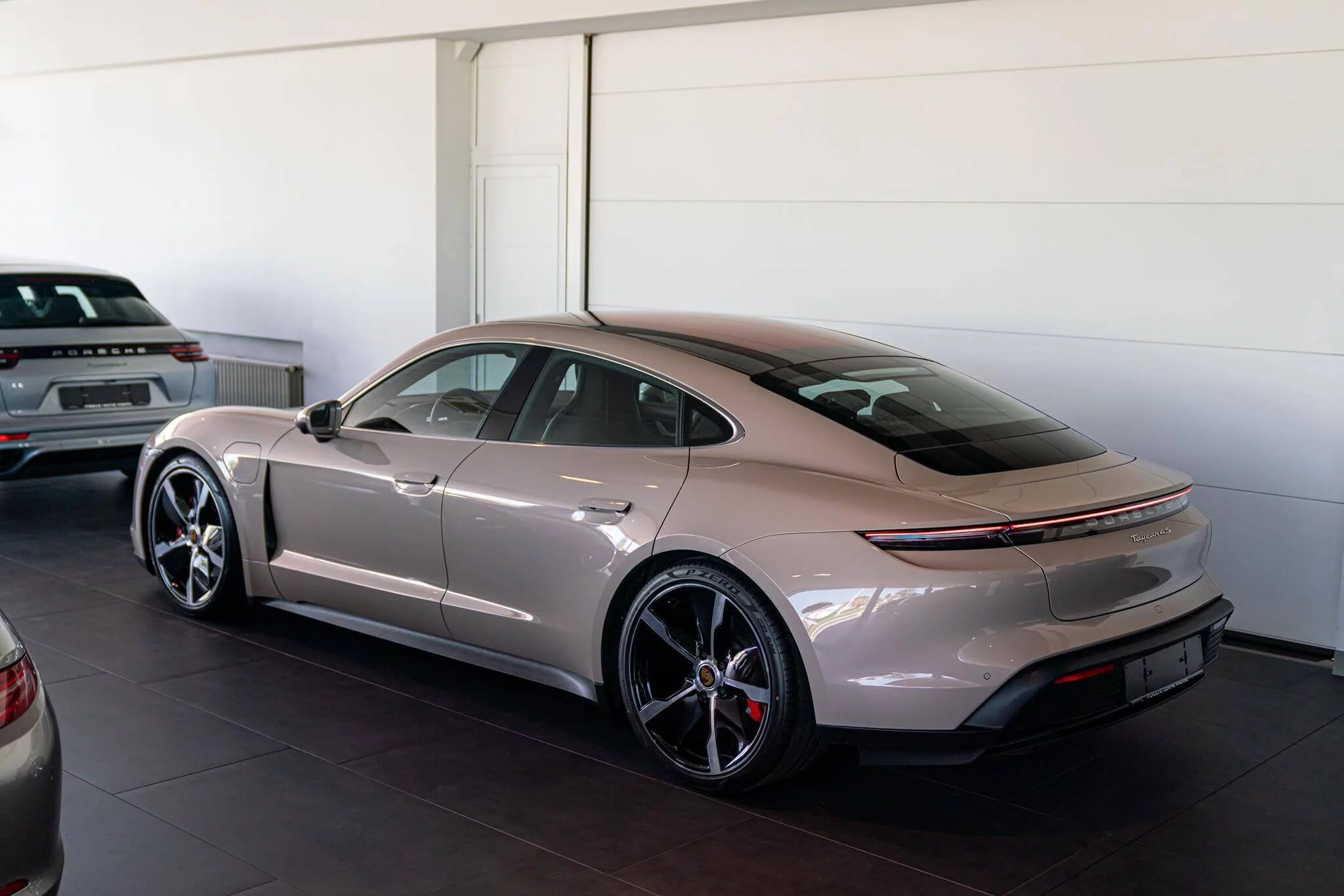Coffee Beige Porsche Taycan