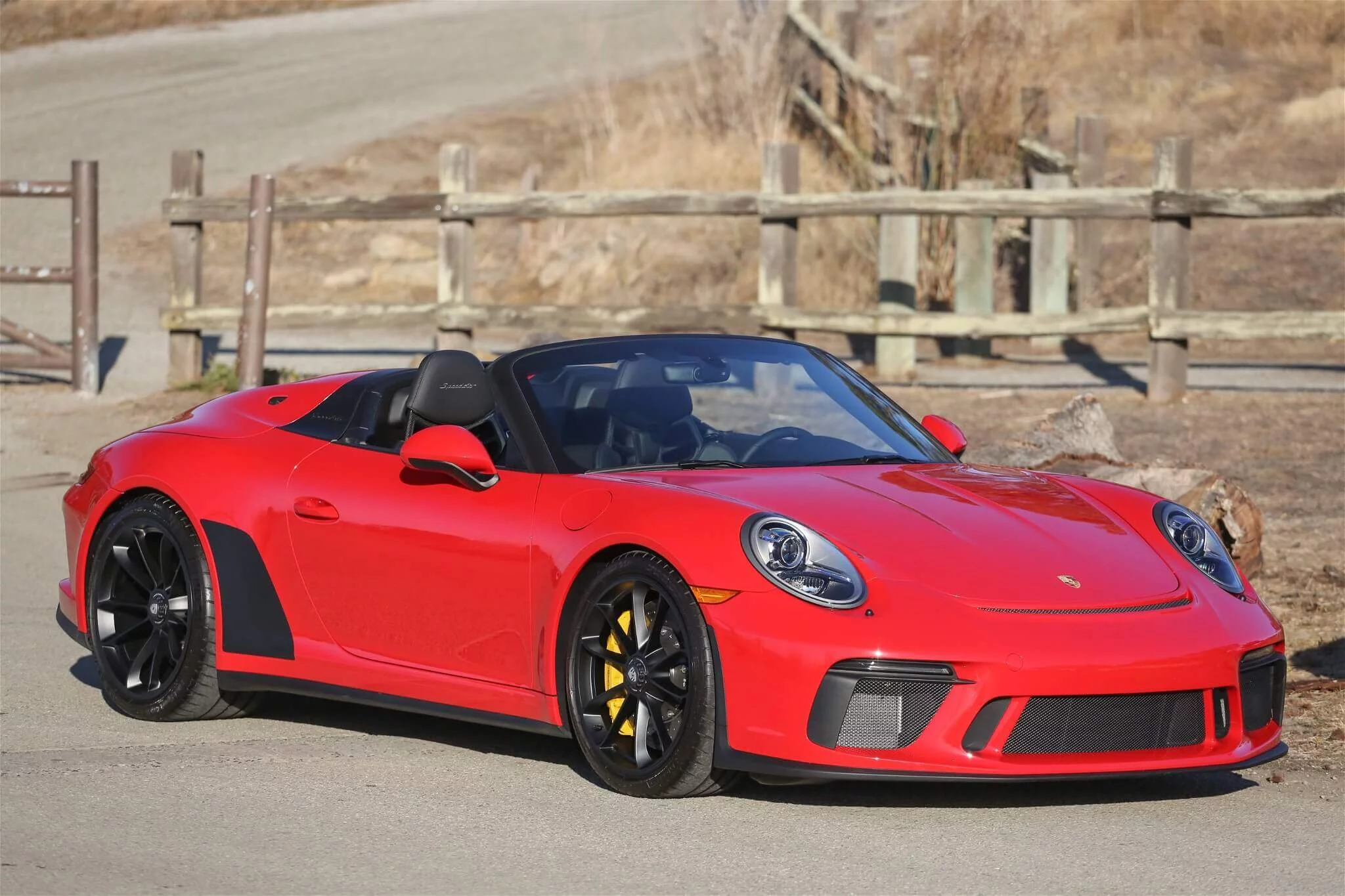 Guards Red Porsche 911 Speedster