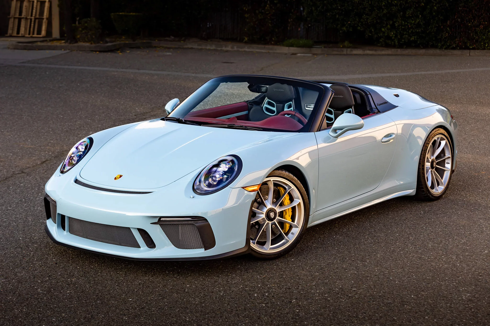 Meissen Blue Porsche 911 Speedster