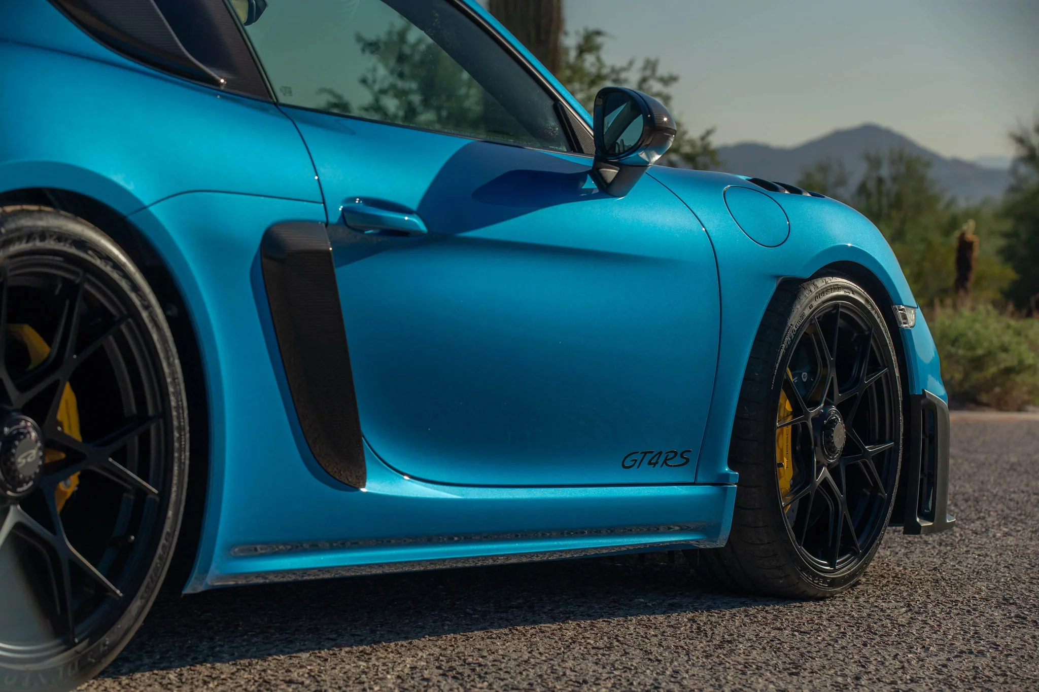 South Sea Blue Porsche 718 Cayman GT4 RS