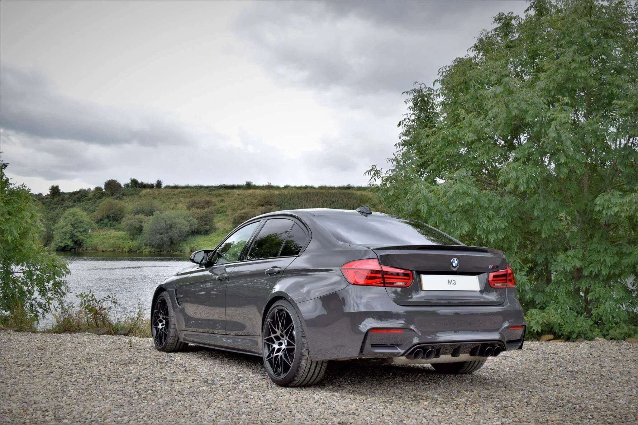 Grey Black BMW M3