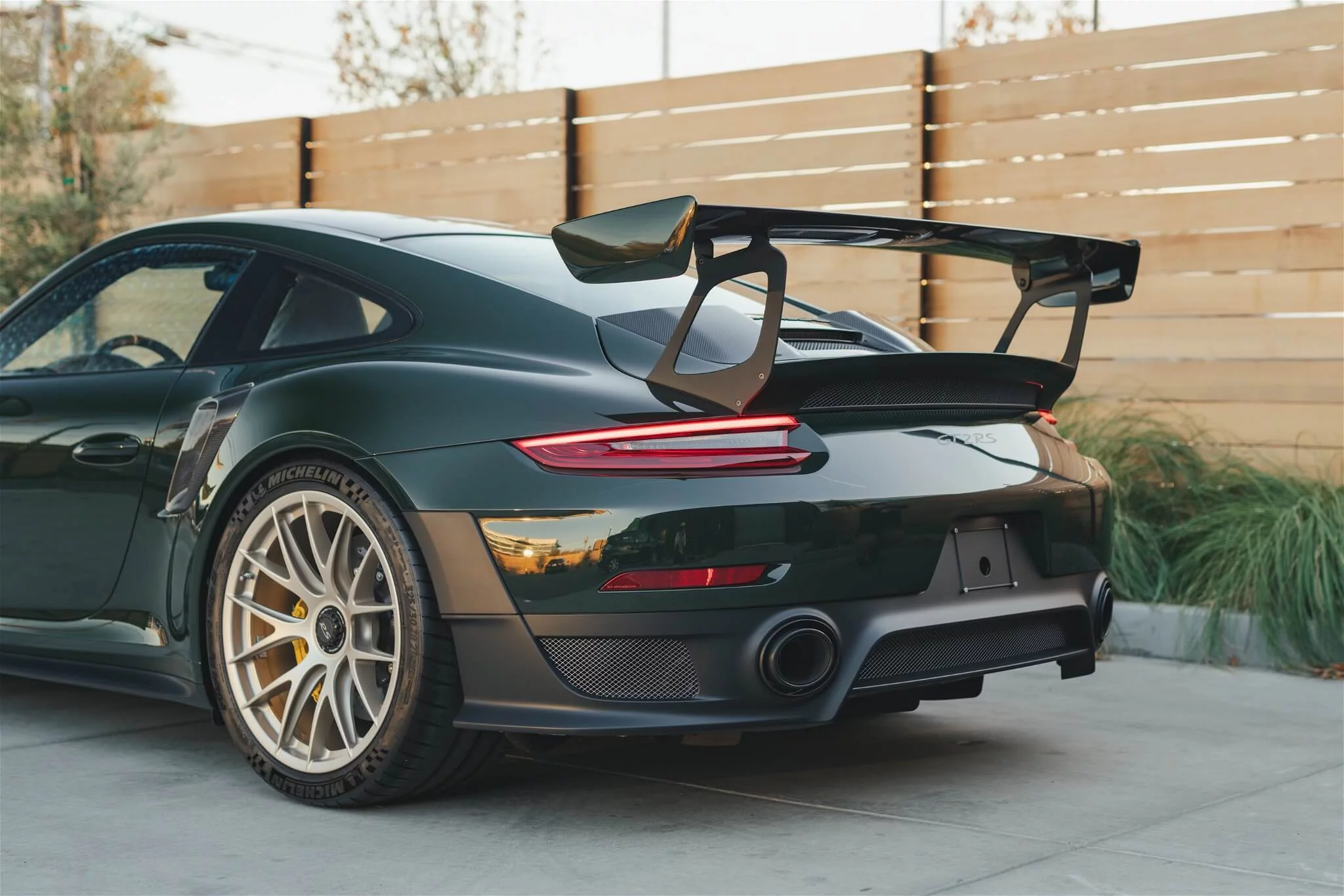 Brewster Green Porsche 911 GT2 RS