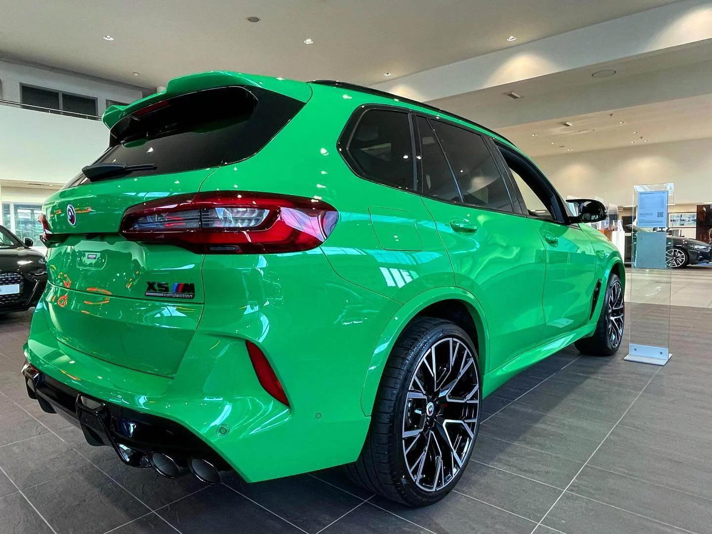 Signal Green BMW X5