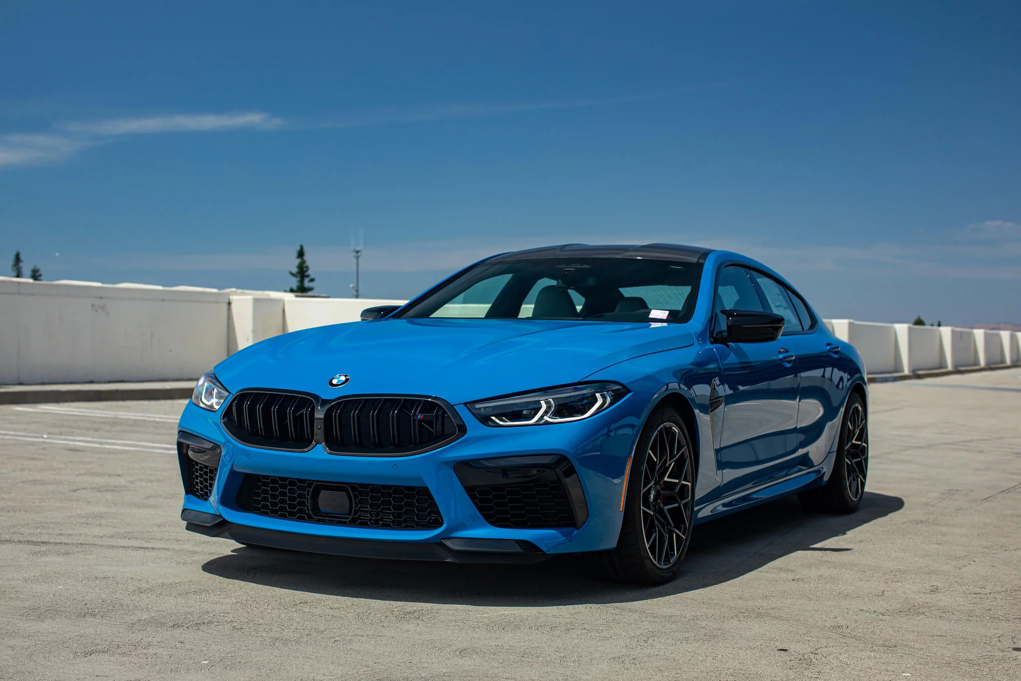 Pure Blue BMW M8