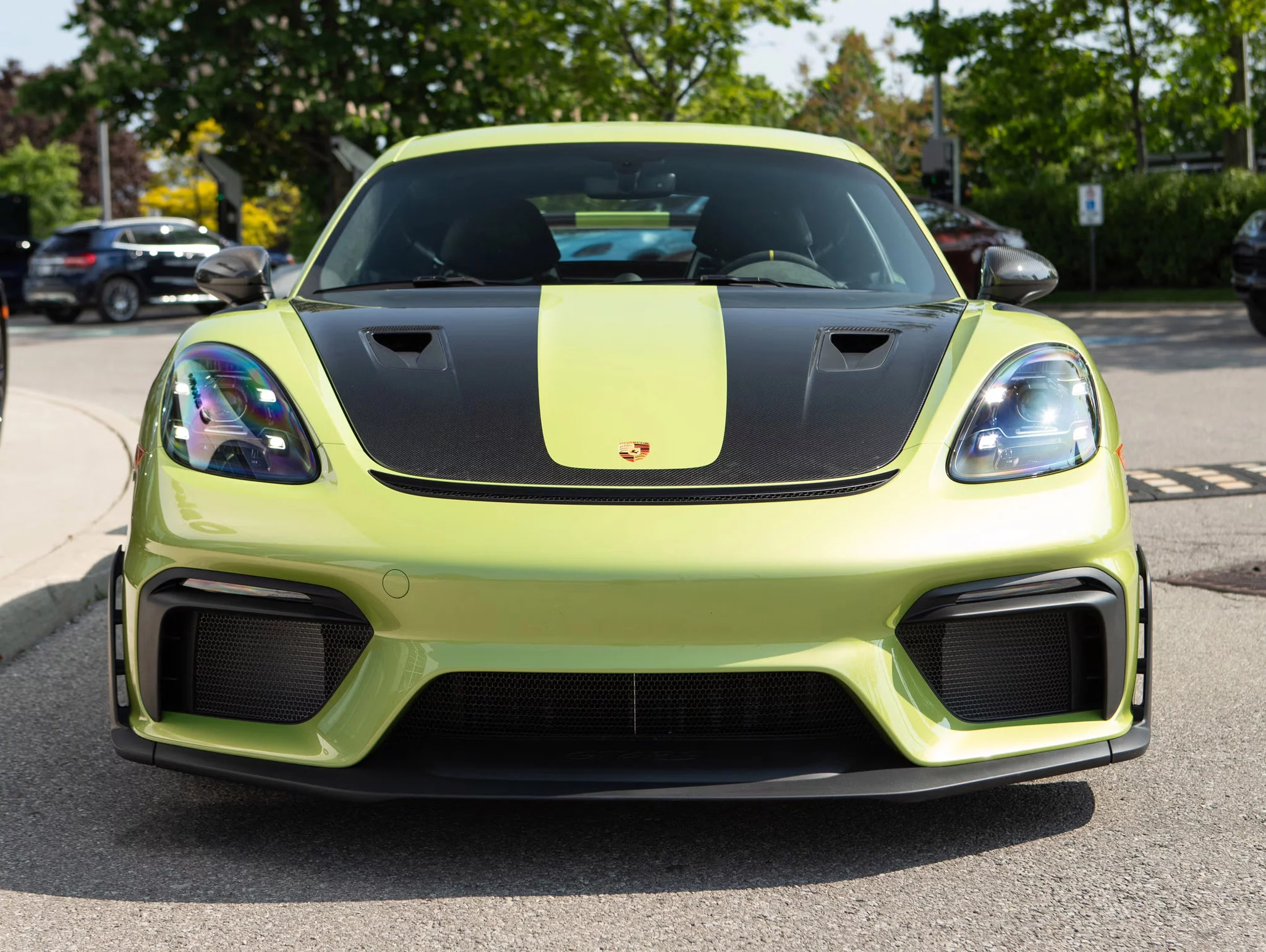 Peridot Metallic Porsche 718 Cayman GT4 RS