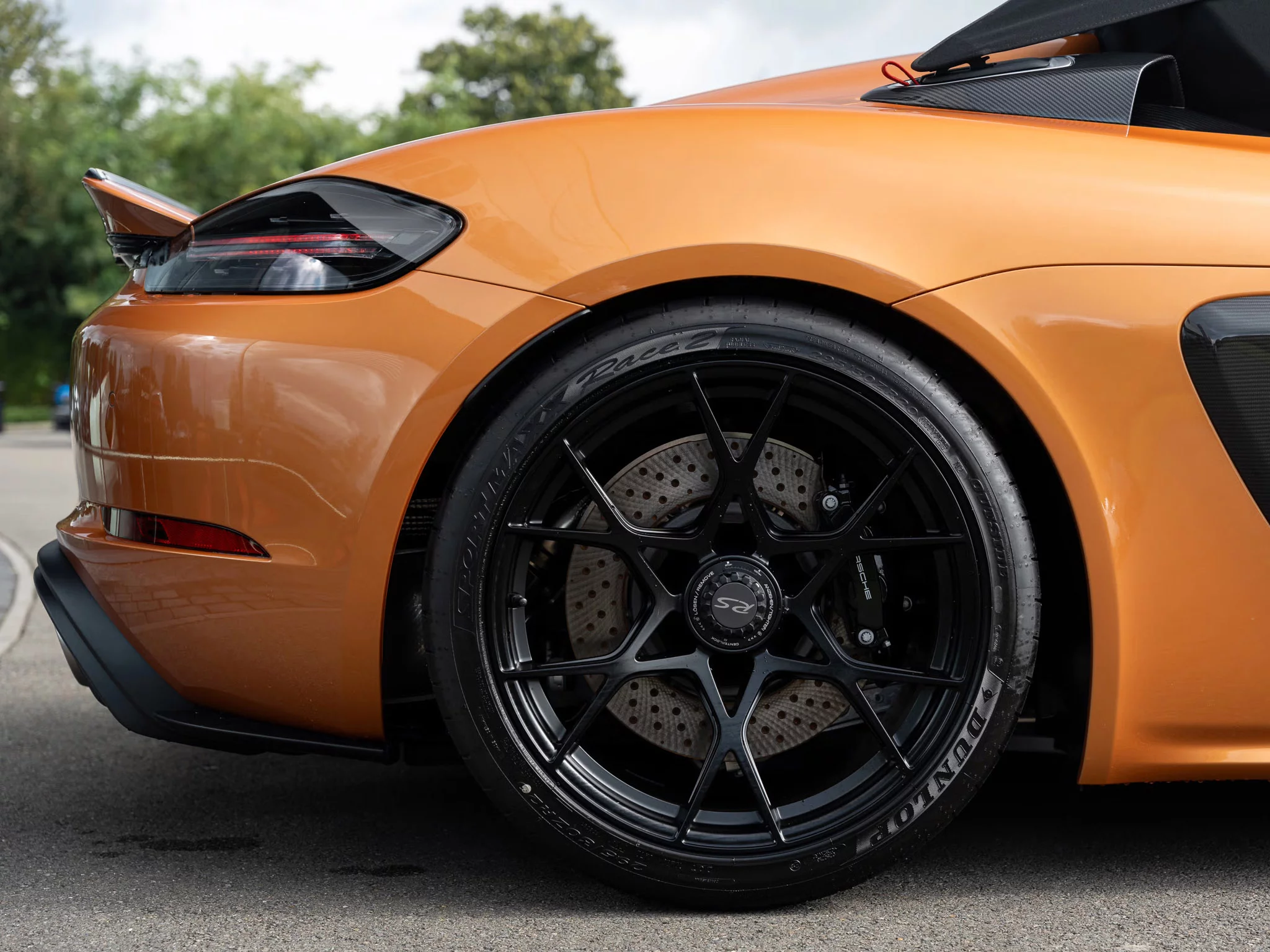 Nordic Gold Metallic Porsche 718 Spyder RS