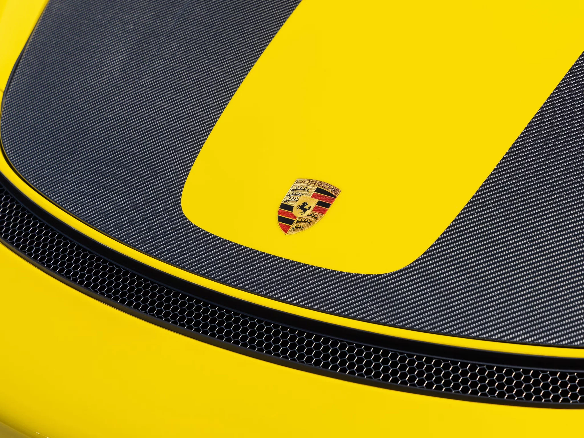 Racing Yellow Porsche 718 Spyder RS