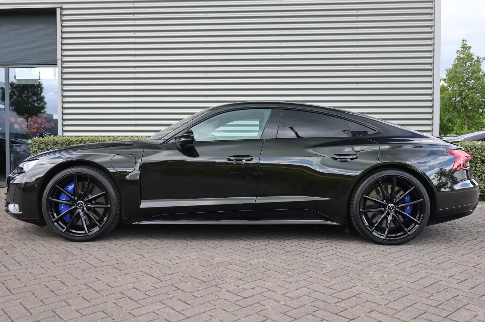 Dark Olive Metallic Audi RS e-tron GT
