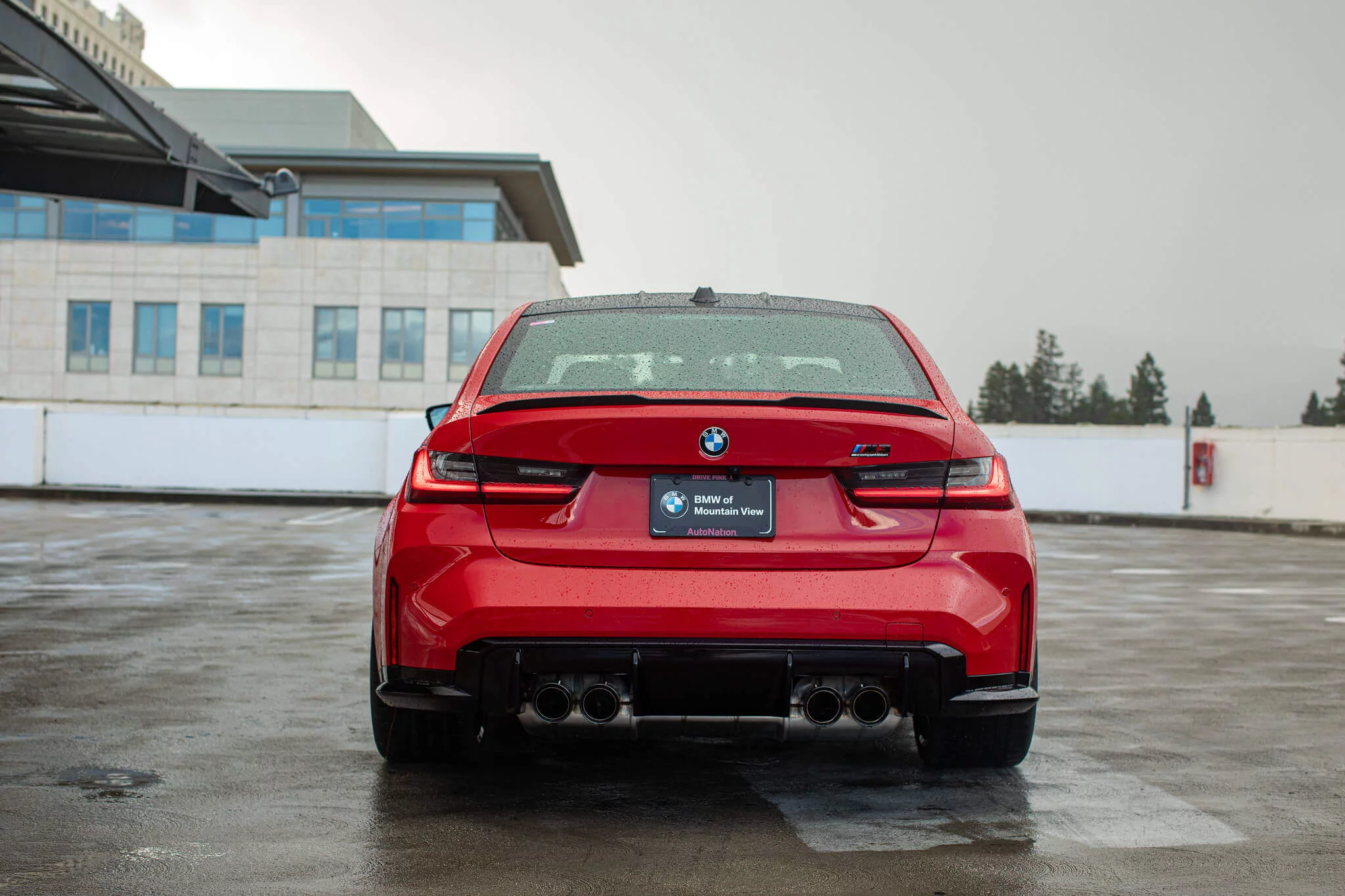 Cinnabar BMW M3