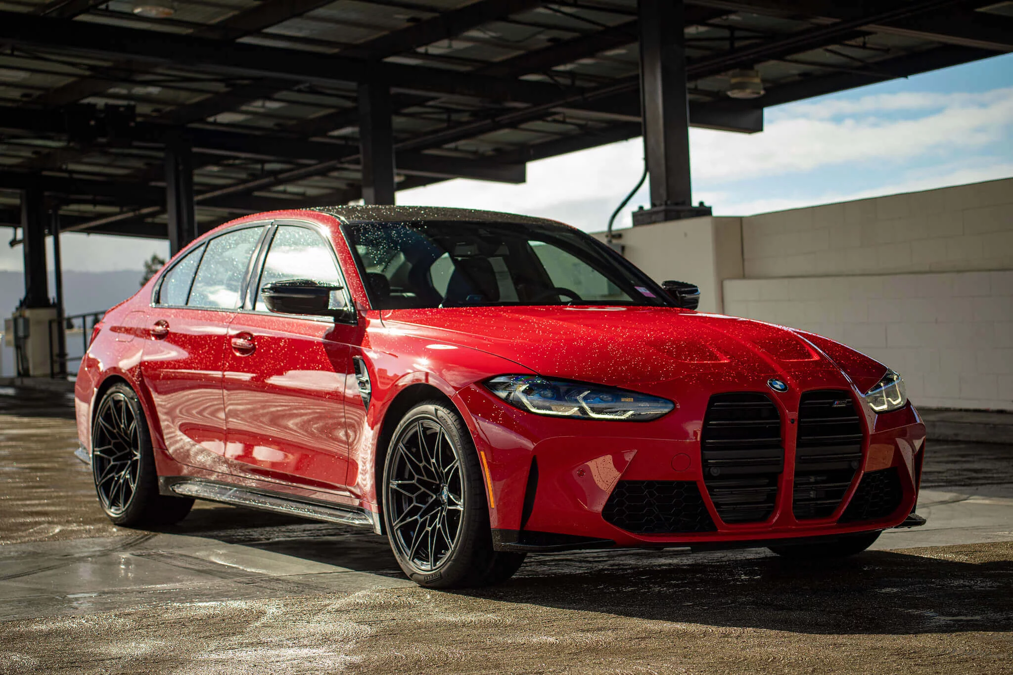 Cinnabar BMW M3