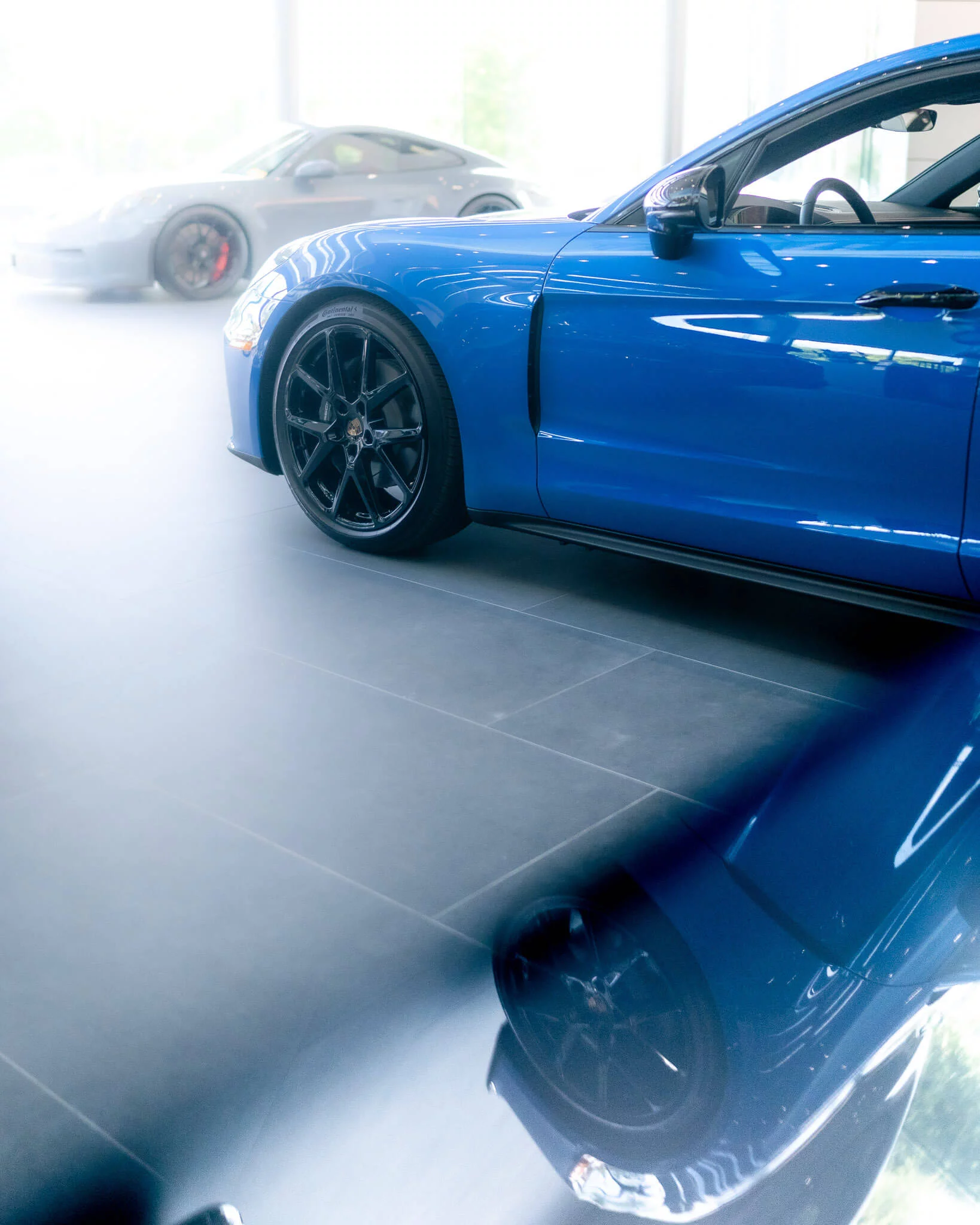 Lugano Blue Porsche Panamera