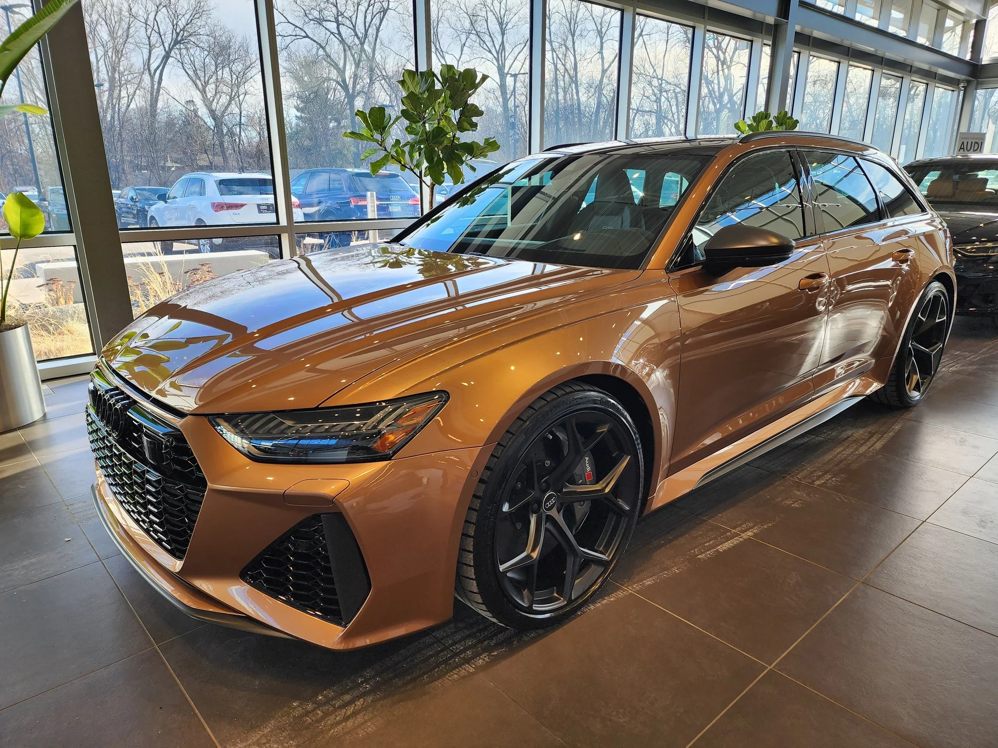Zanzibar Brown Audi RS6 Avant