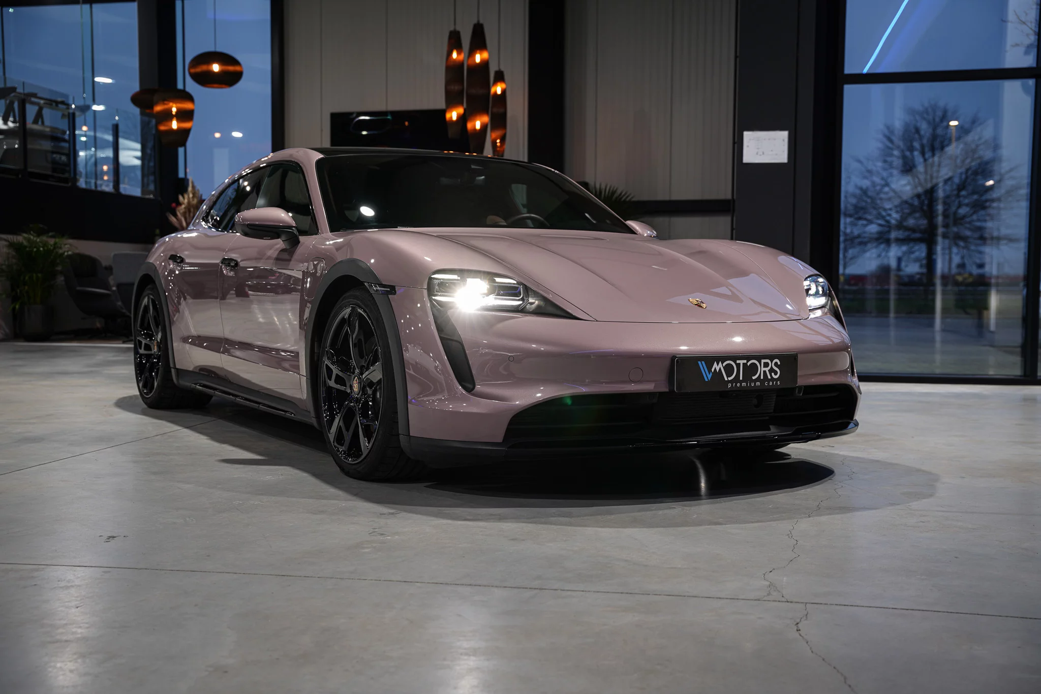 Frozen Berry Metallic Porsche Taycan