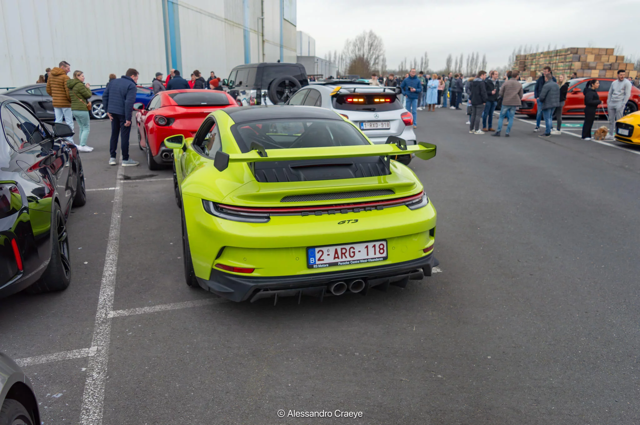 Light Green Porsche 911 GT3