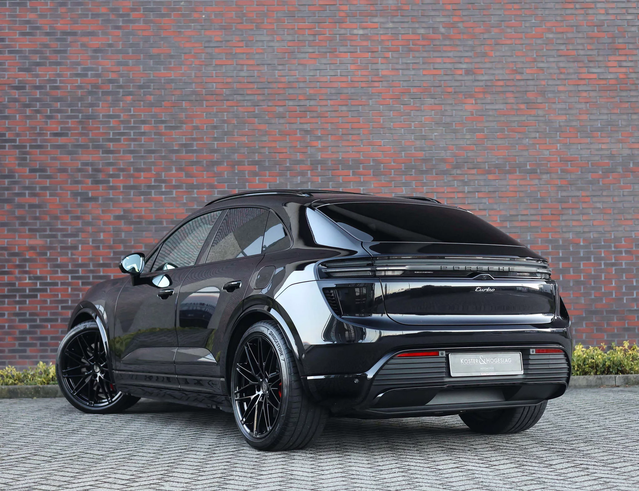 Jet Black Metallic Porsche Macan Electric