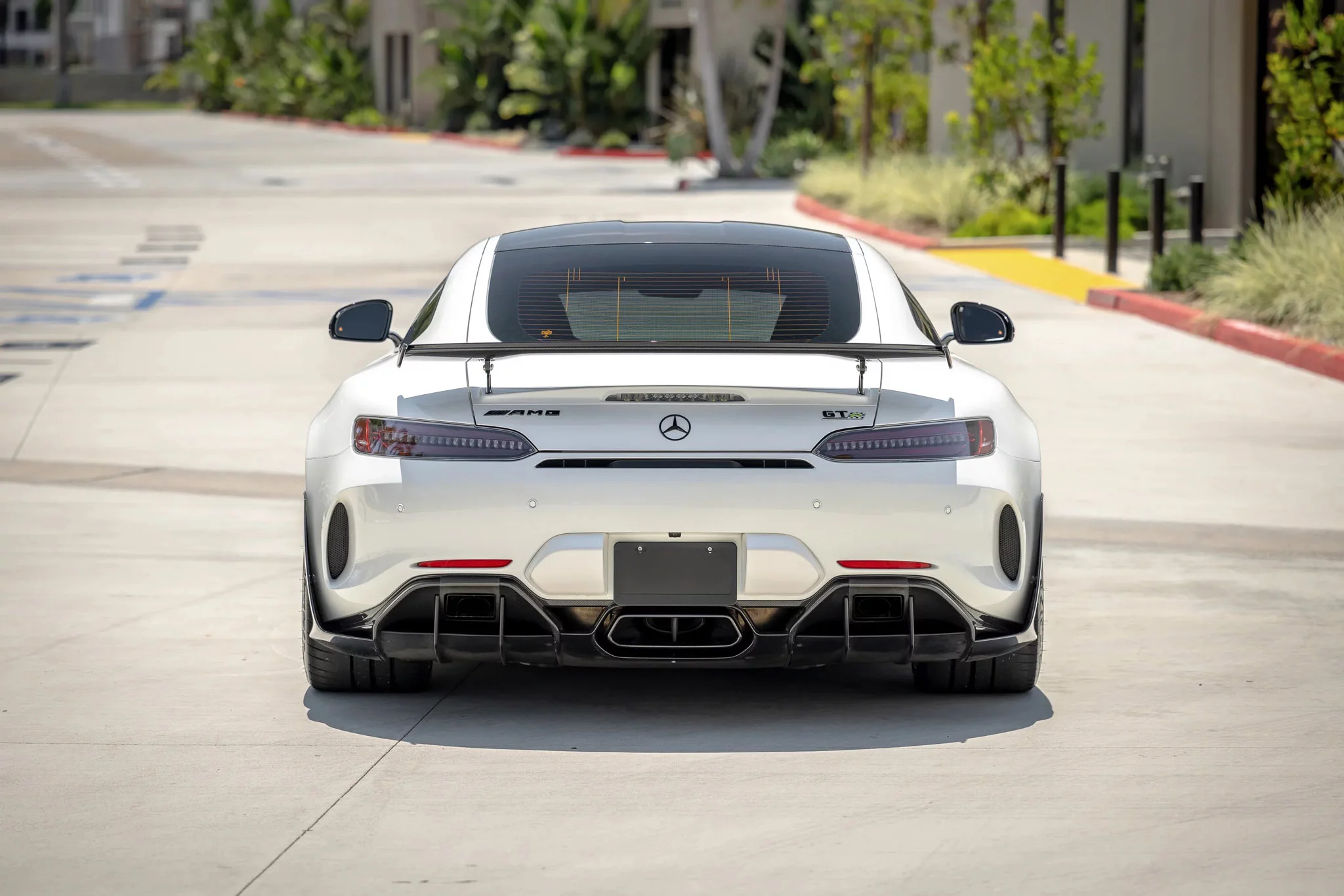 Diamond White Mercedes-AMG GT