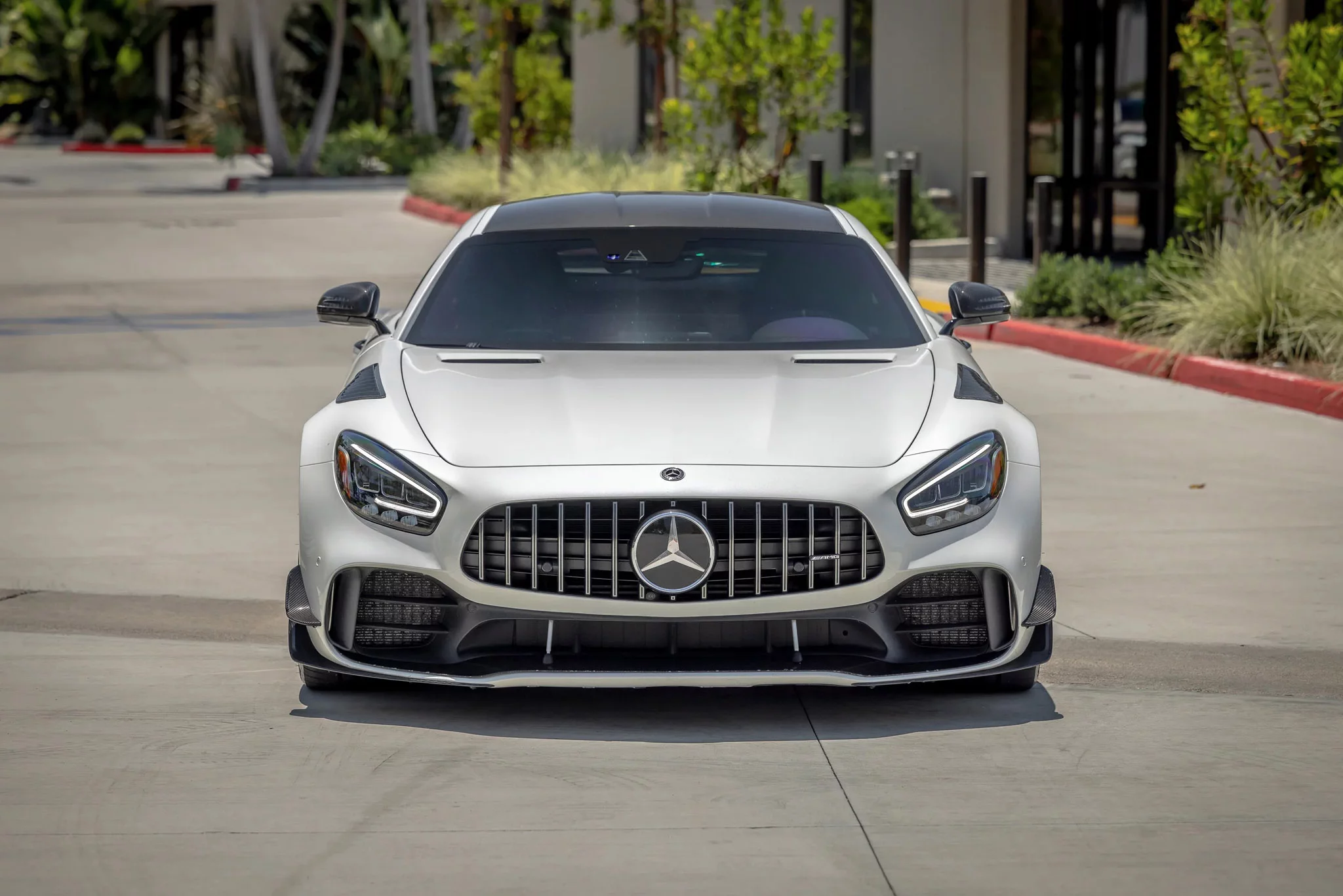 Diamond White Mercedes-AMG GT