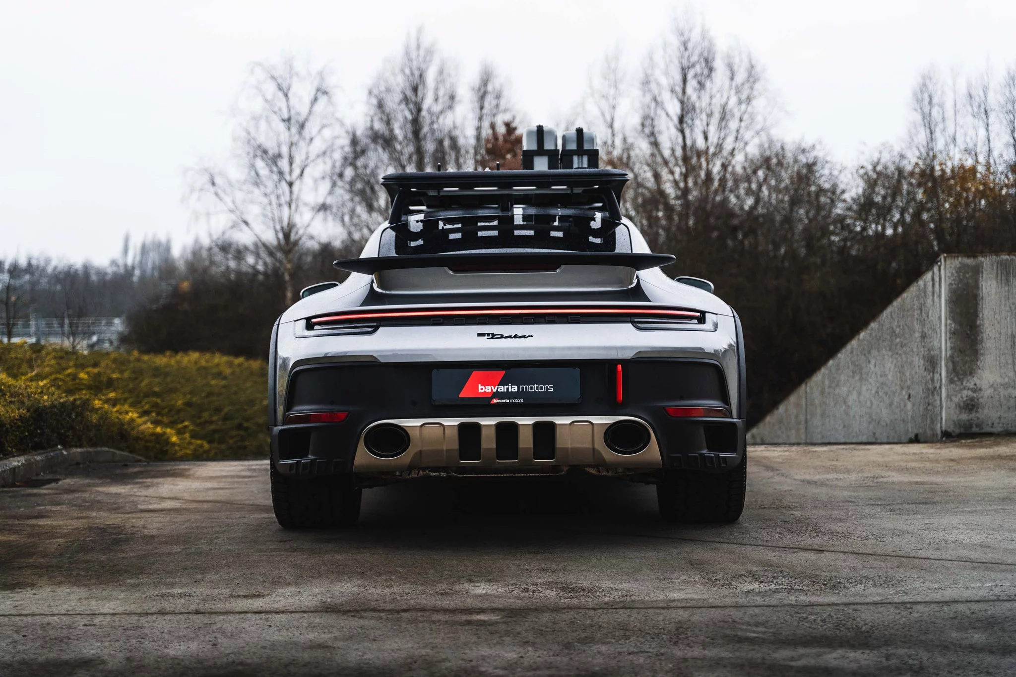 GT Silver Metallic Porsche 911 Dakar