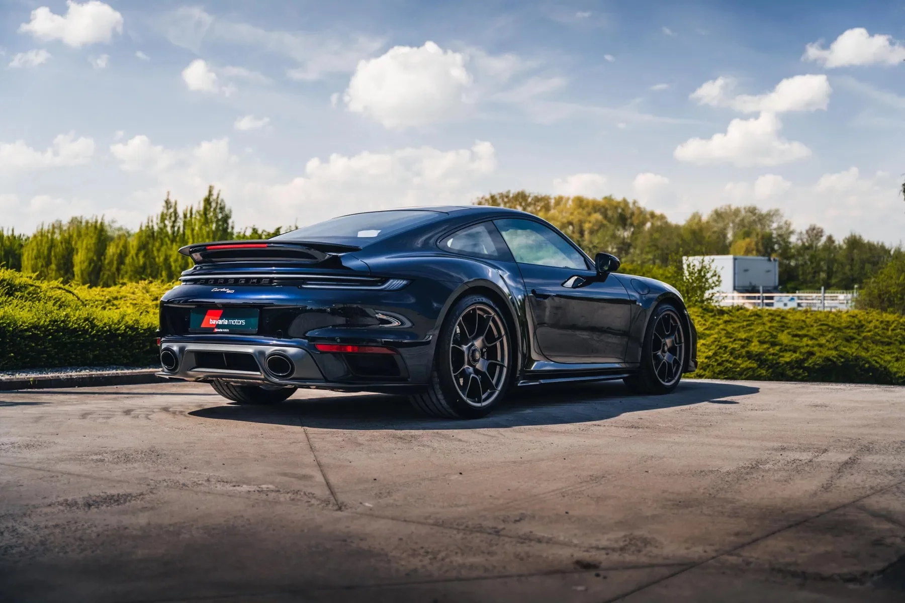 Dark Blue Metallic Porsche 911 Turbo
