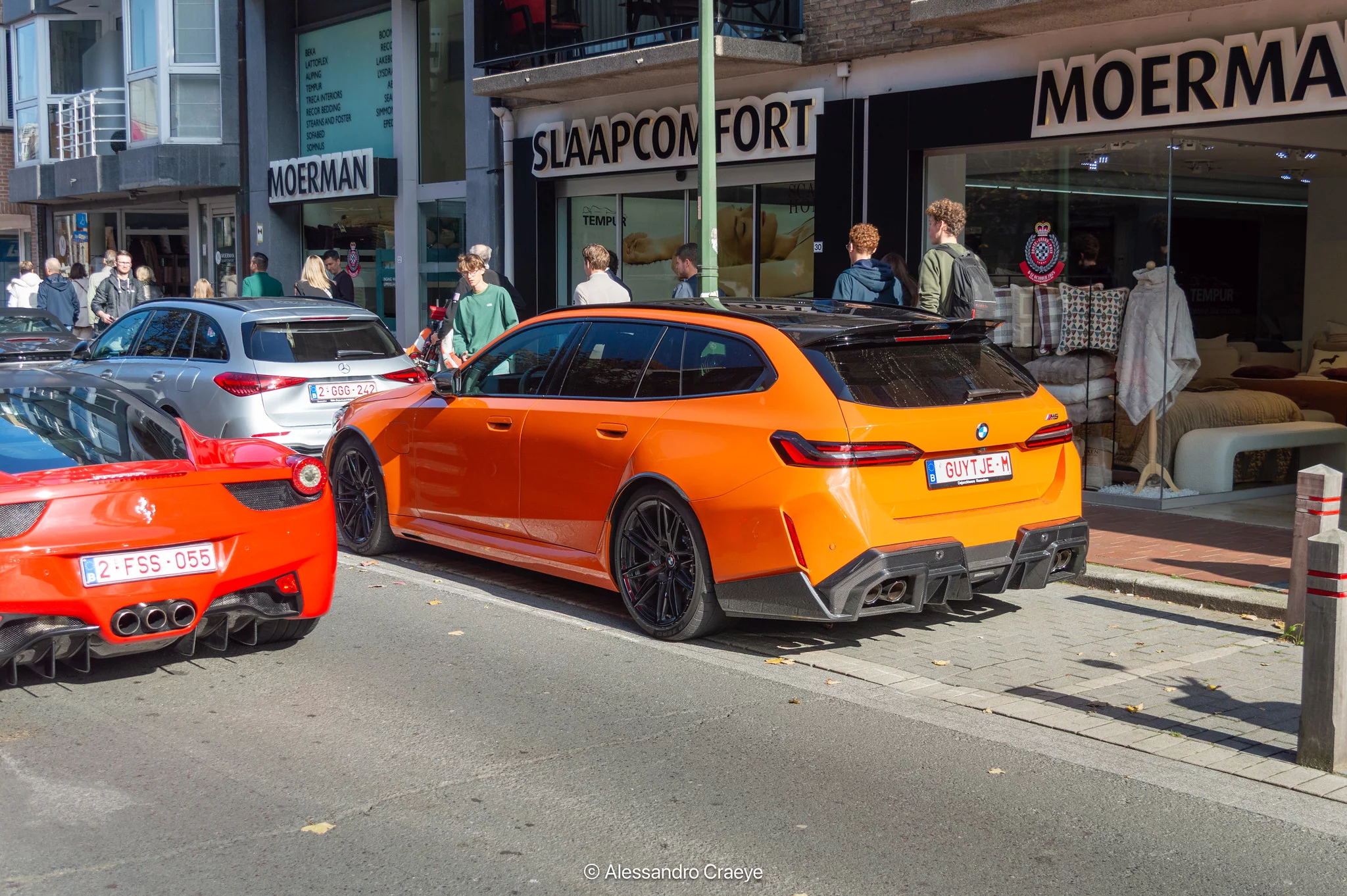 Fire Orange III BMW M5