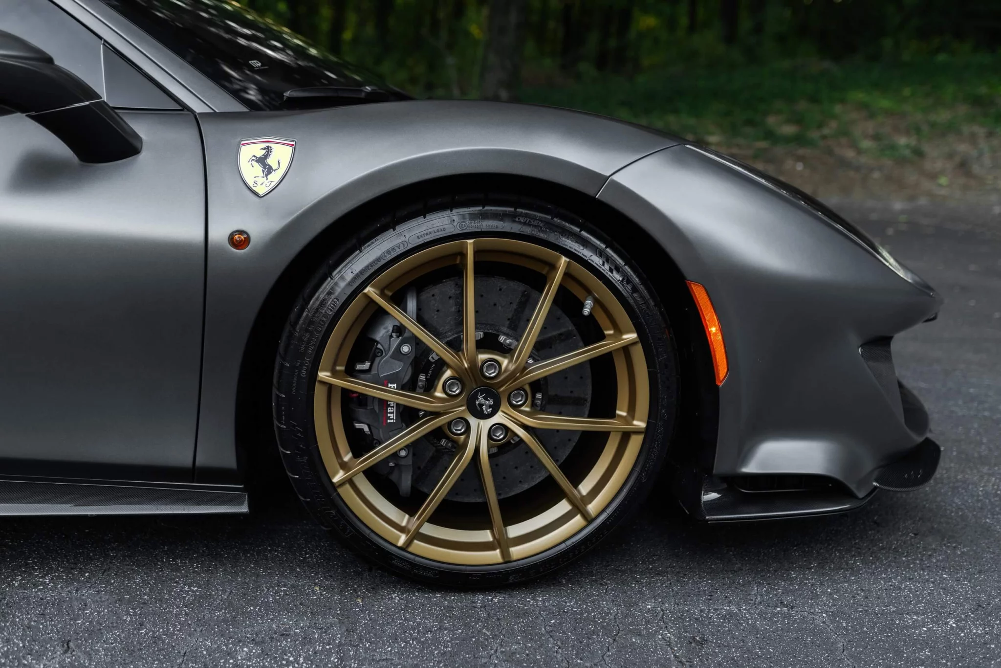 Grigio Silverstone Opaco Ferrari 488