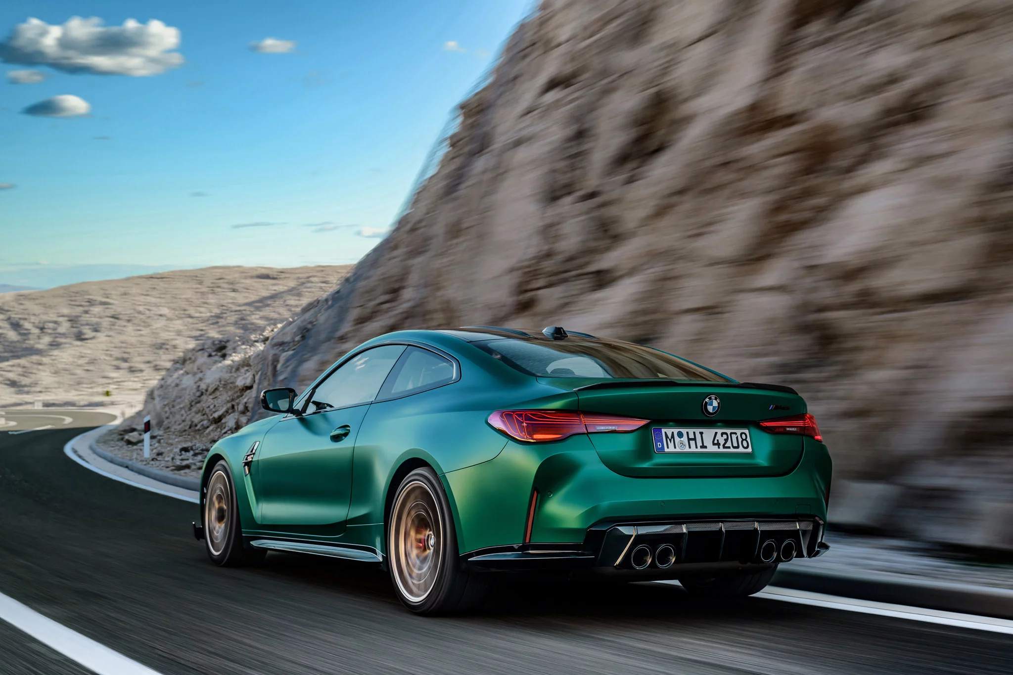 Frozen Isle of Man Green BMW M4