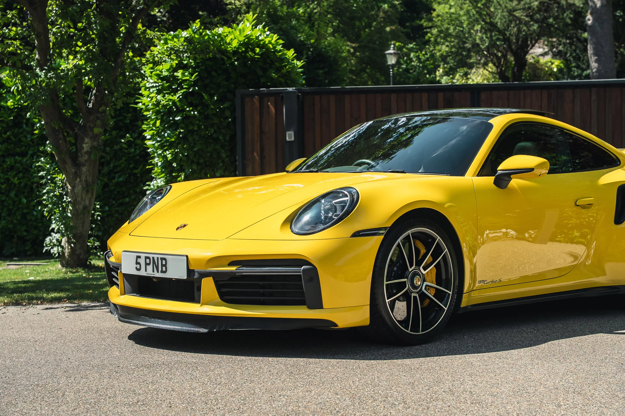 Racing Yellow Porsche 911 Turbo