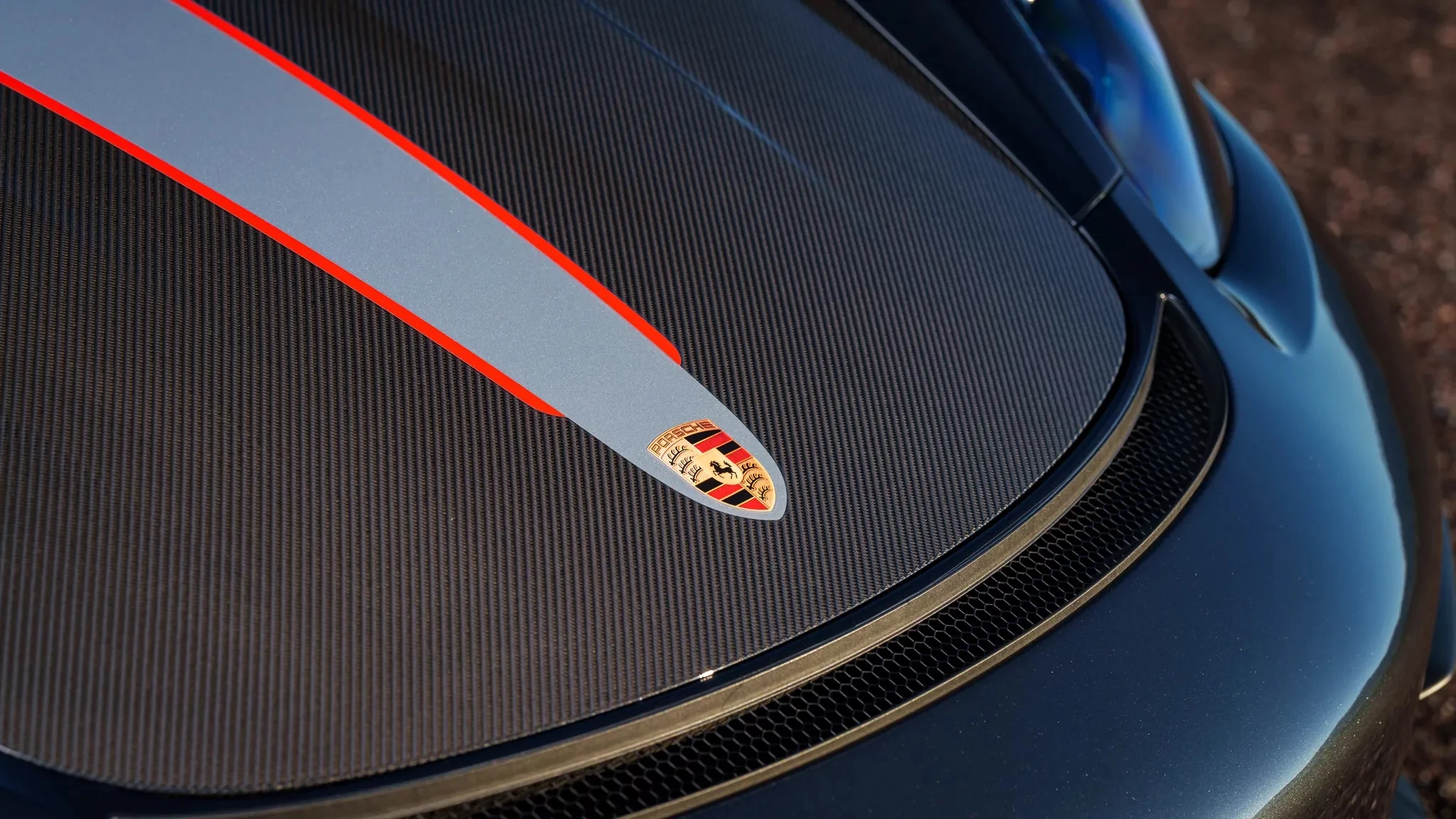 Carbon Steel Grey Porsche 718 Cayman GT4 RS