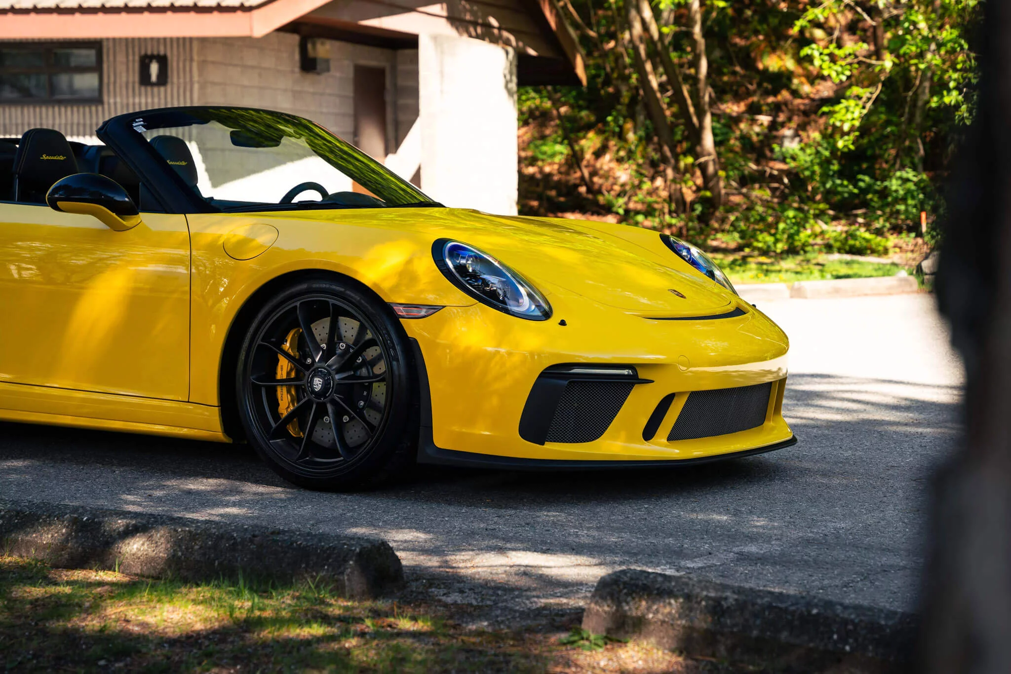 Racing Yellow Porsche 911 Speedster