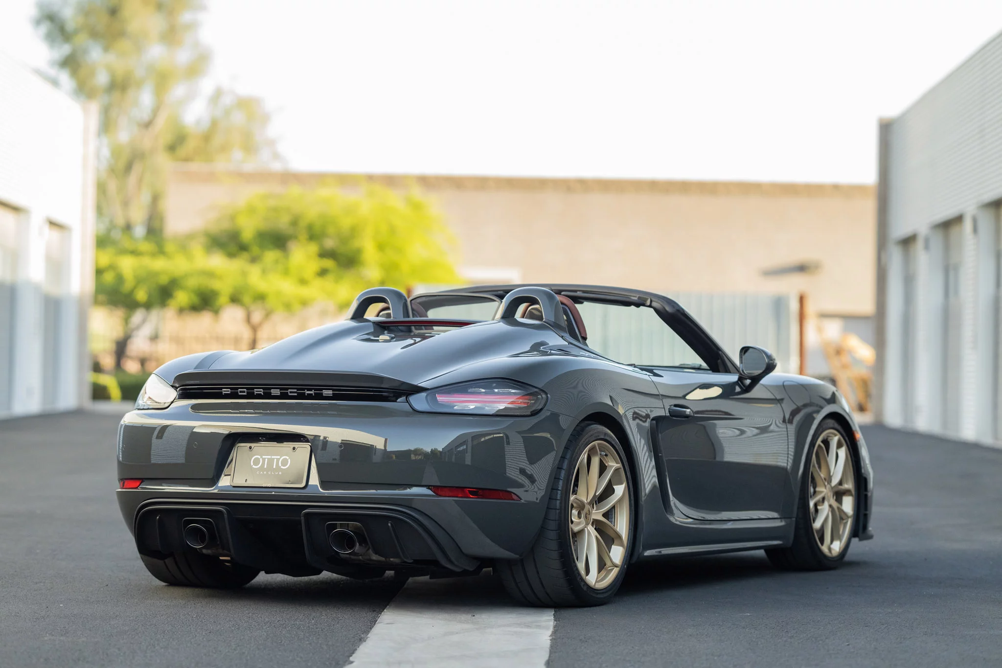 Slate Grey Porsche 718