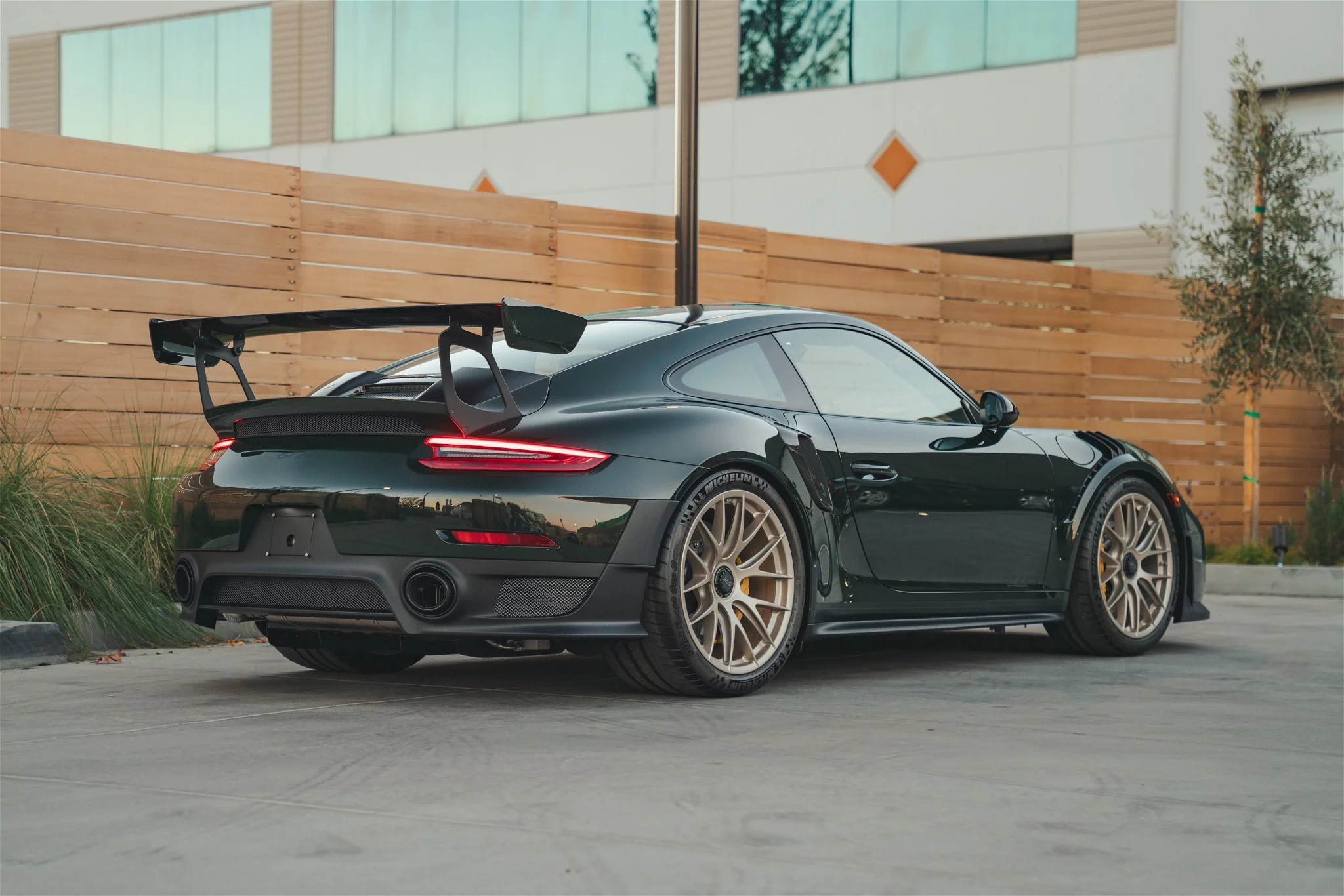 Brewster Green Porsche 911 GT2 RS