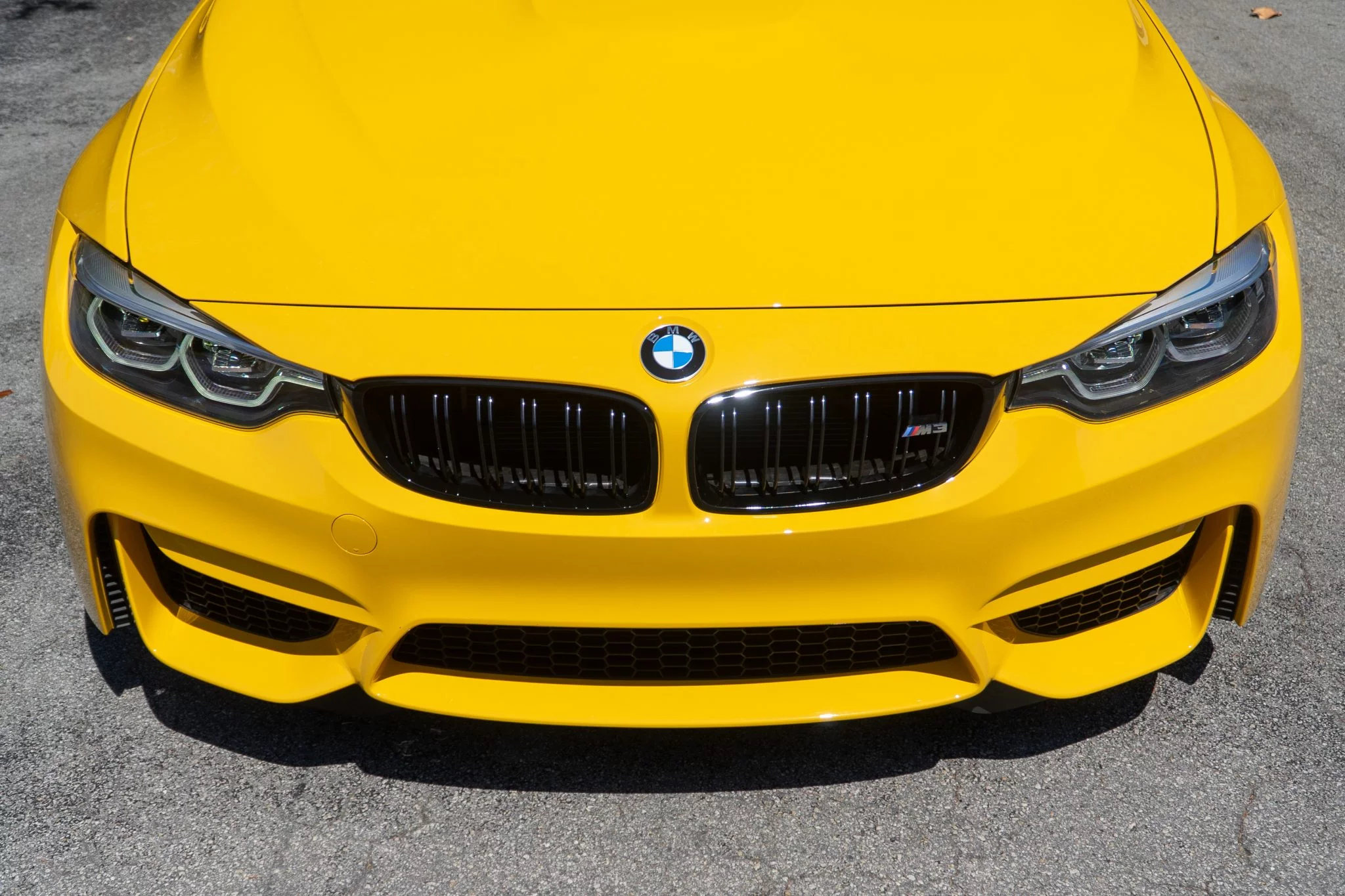 Speed Yellow BMW M3